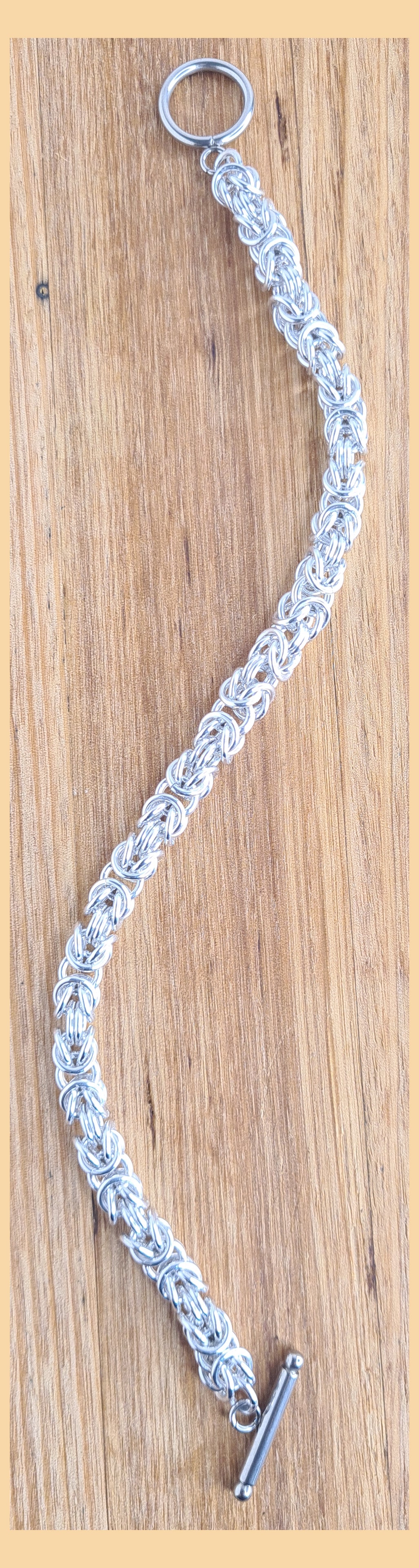 Chainmaille Byzantine Weave Bracelet