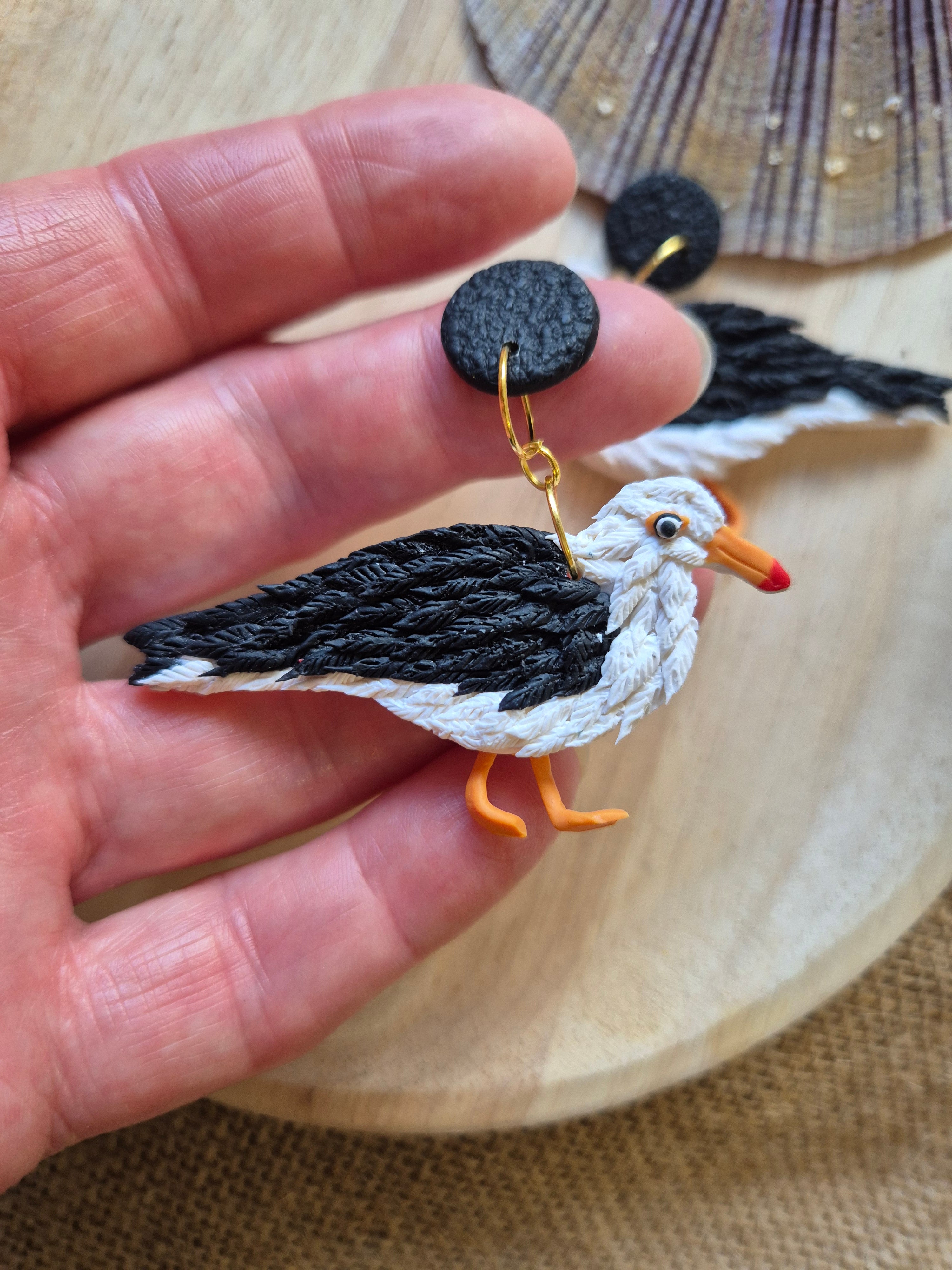 Seagull Dangle Earrings