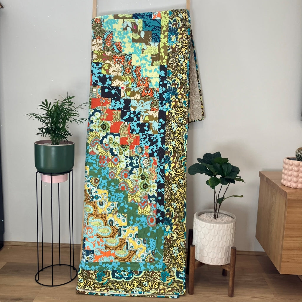 handmade patchwork quilt australia - queen sized