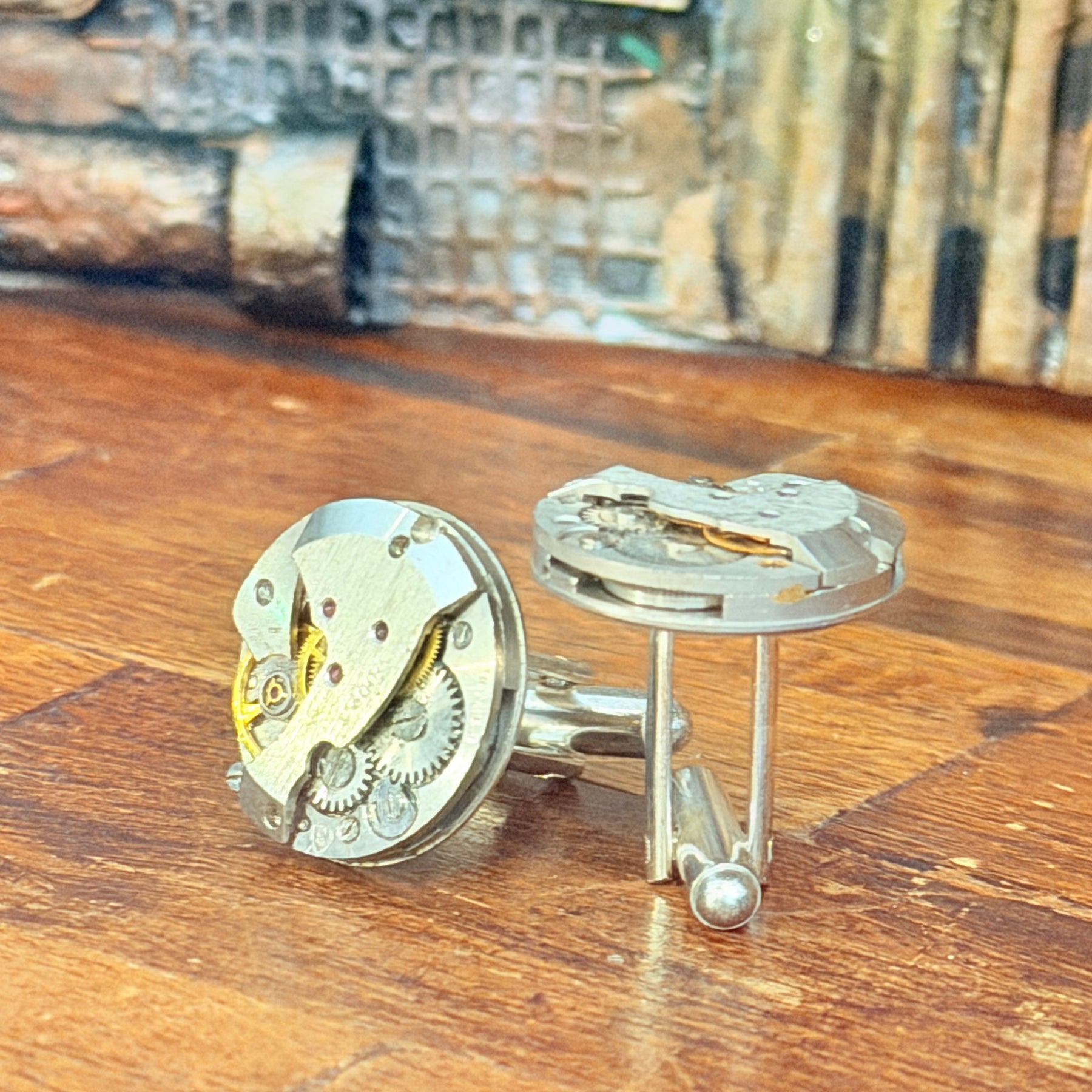 Steampunk Watch Movement Cufflinks