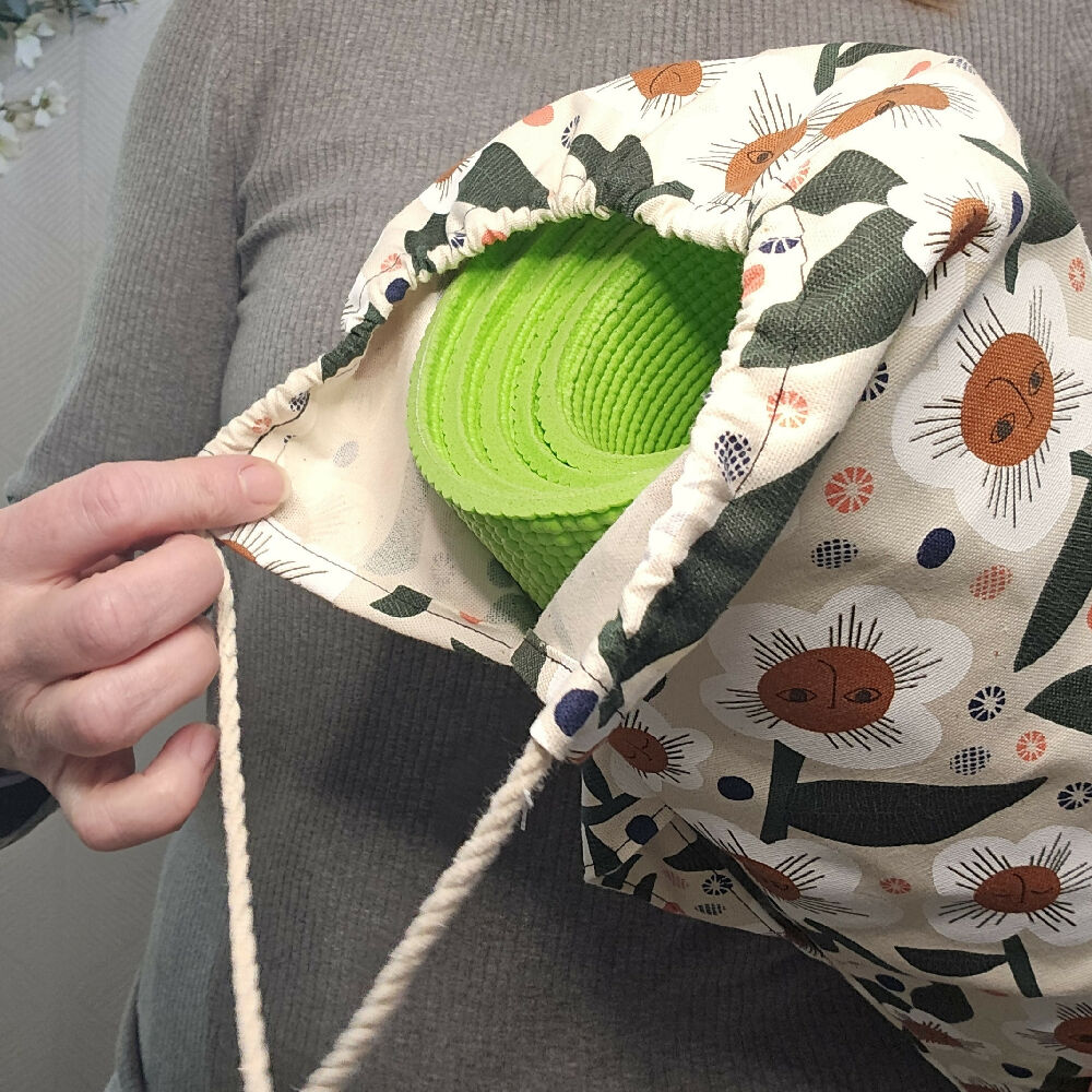 Yoga/Pilates Bag - Rise & Shine Pretty Petal