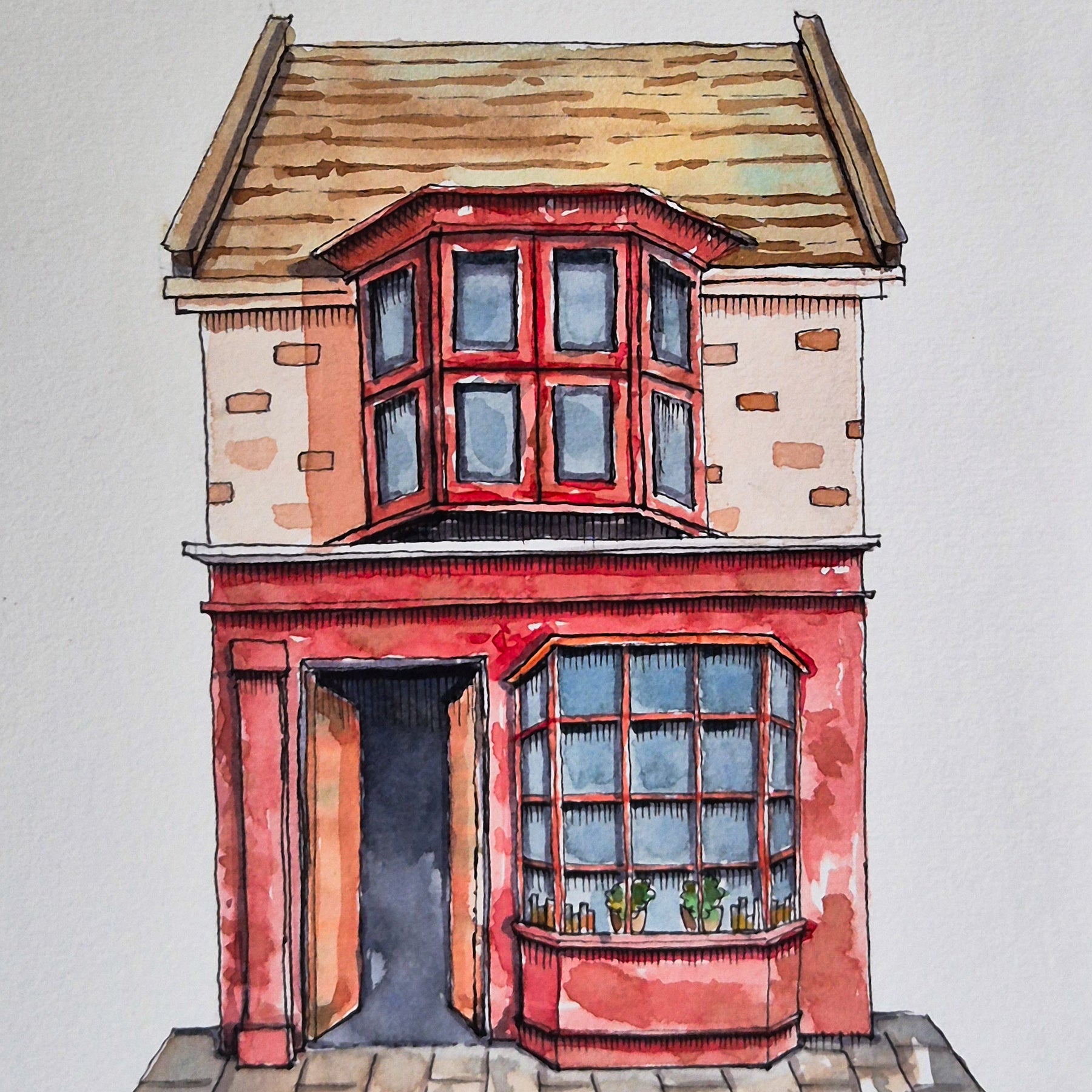 The window above