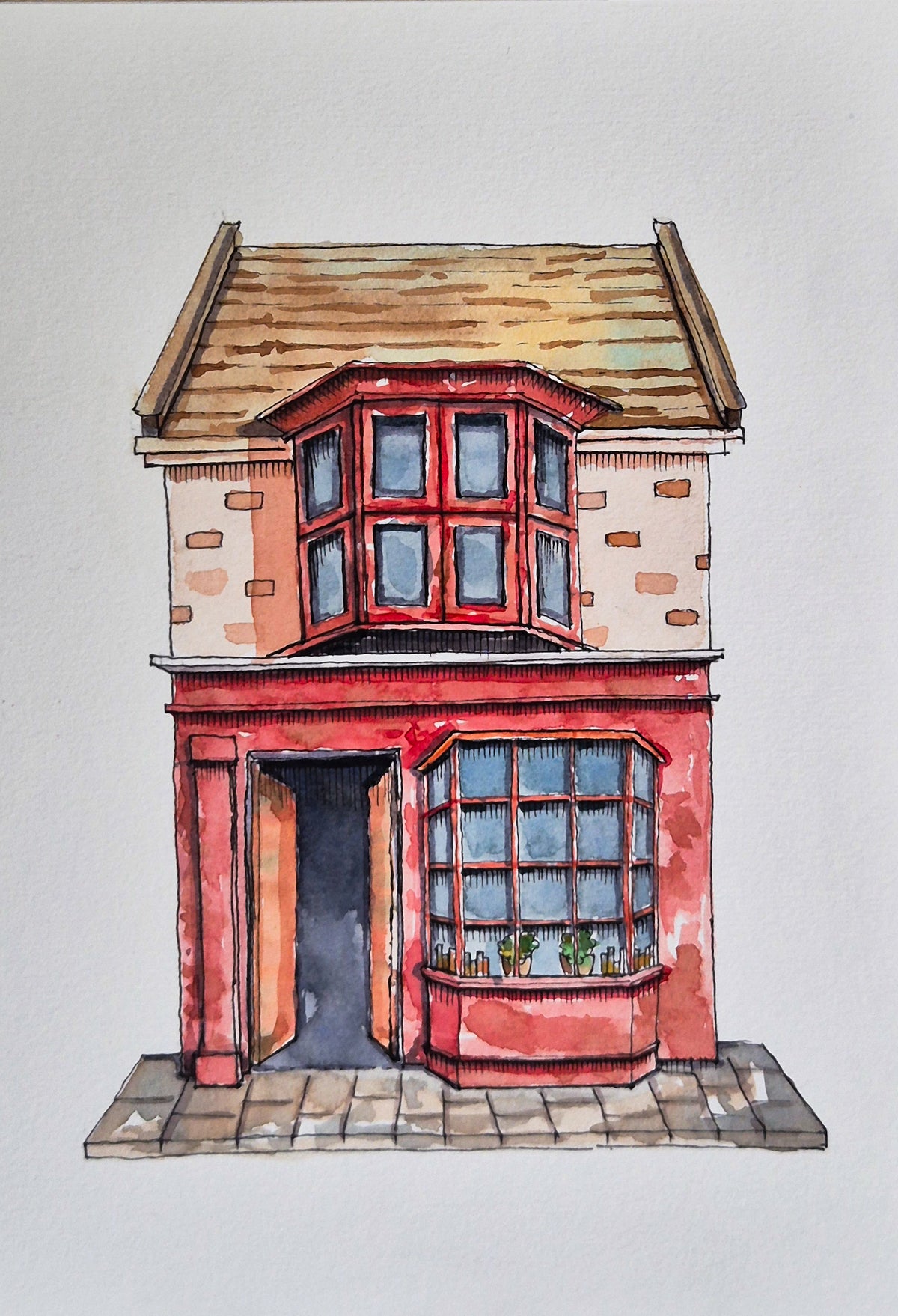 The window above