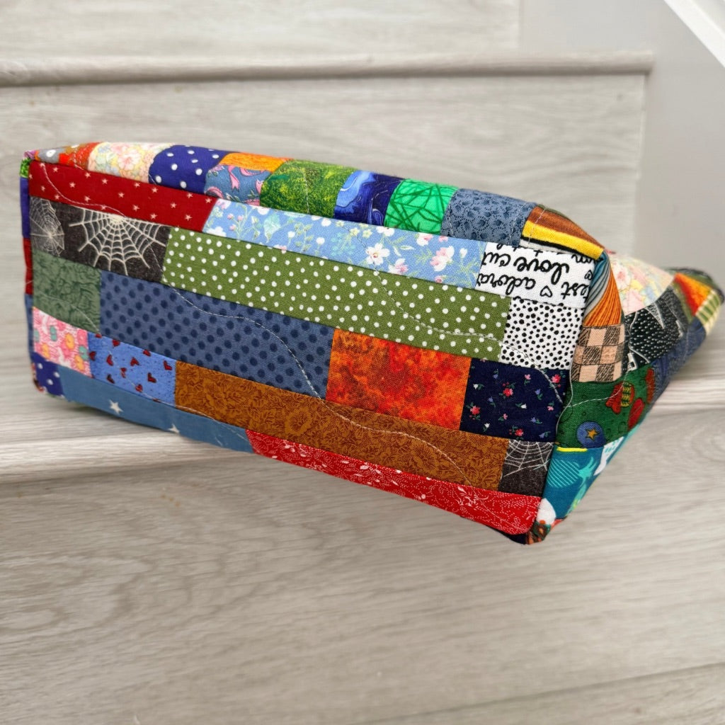 Happy Scrappy Patchwork Tote