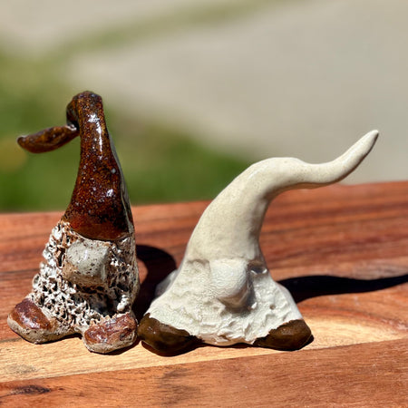 Large Ceramic Gonk | Handmade Pottery Gnome | Various Colours