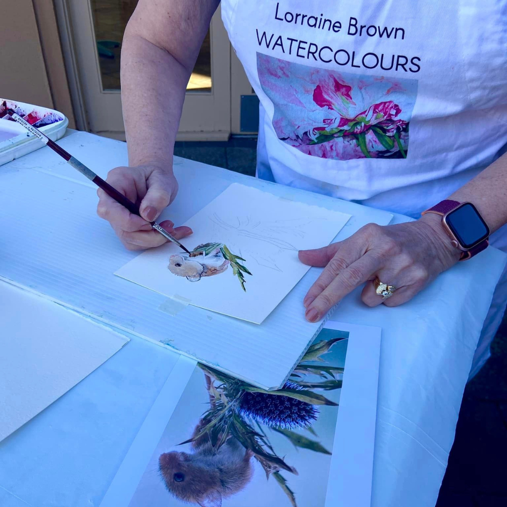 Mini Me #124 Cygnet Original Watercolour Painting