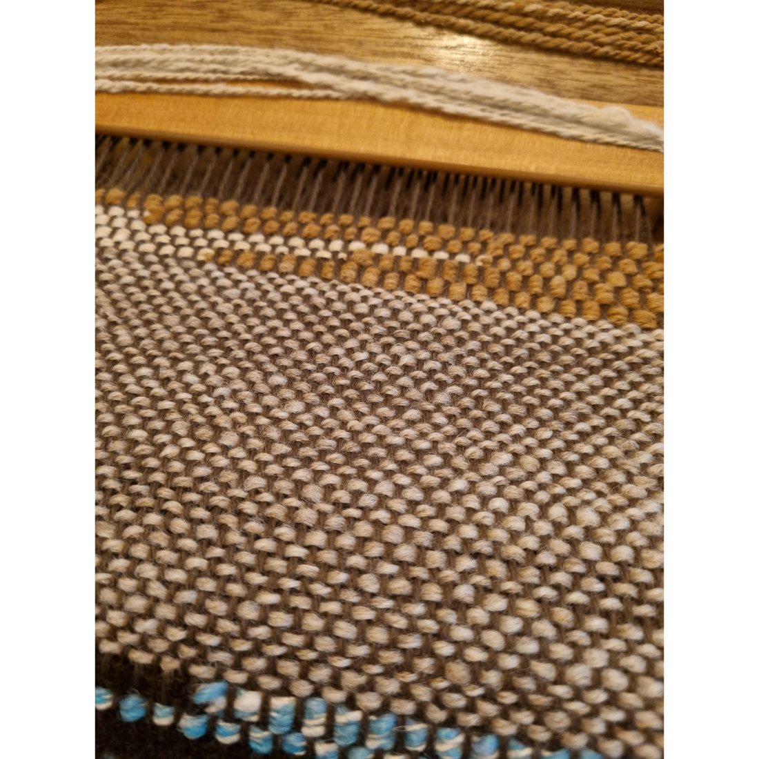 'Kookaburra' handwoven wool scarf