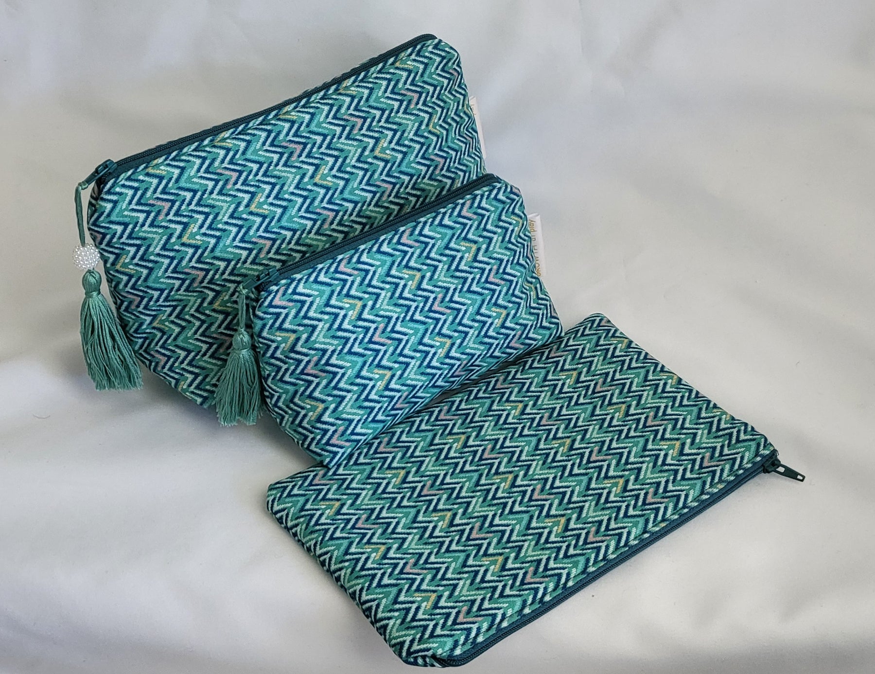 Makeup or Cosmetic Travel Bag in Soft Abstract - Mother's Day Gift | Still.