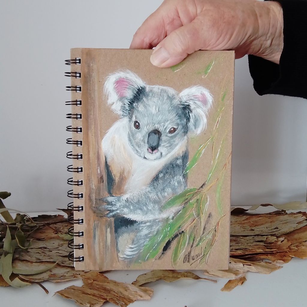 Koala Handpainted Notebook