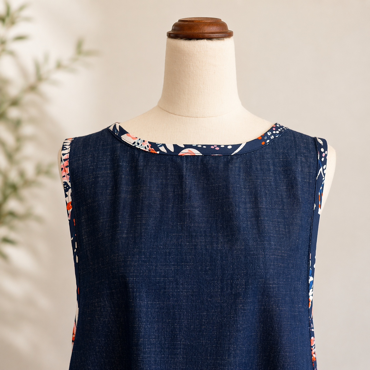 Japanese Cross Back Apron – Denim Bloom