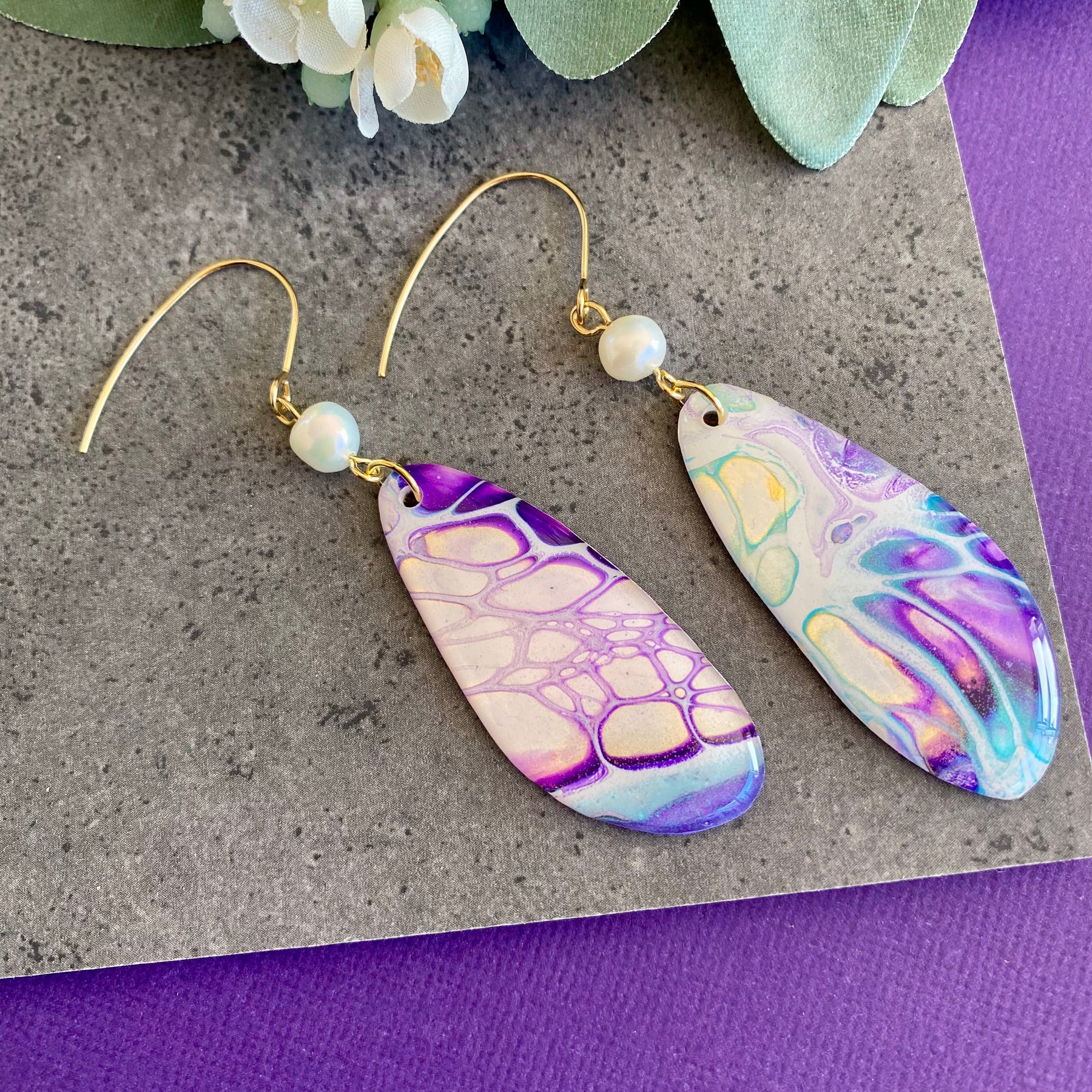 Freshwater Pearl Collection Dangle Earrings
