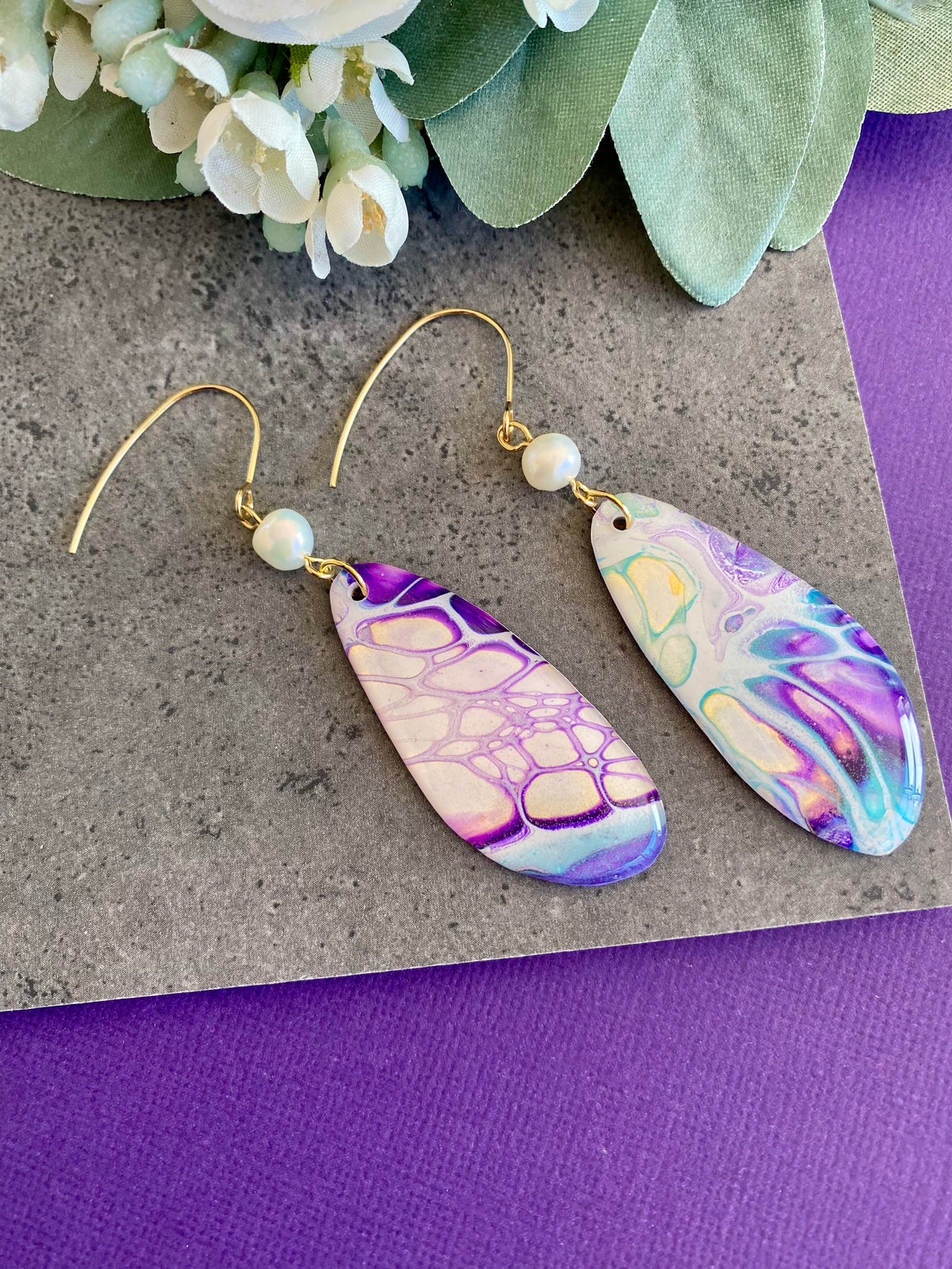 Freshwater Pearl Collection Dangle Earrings
