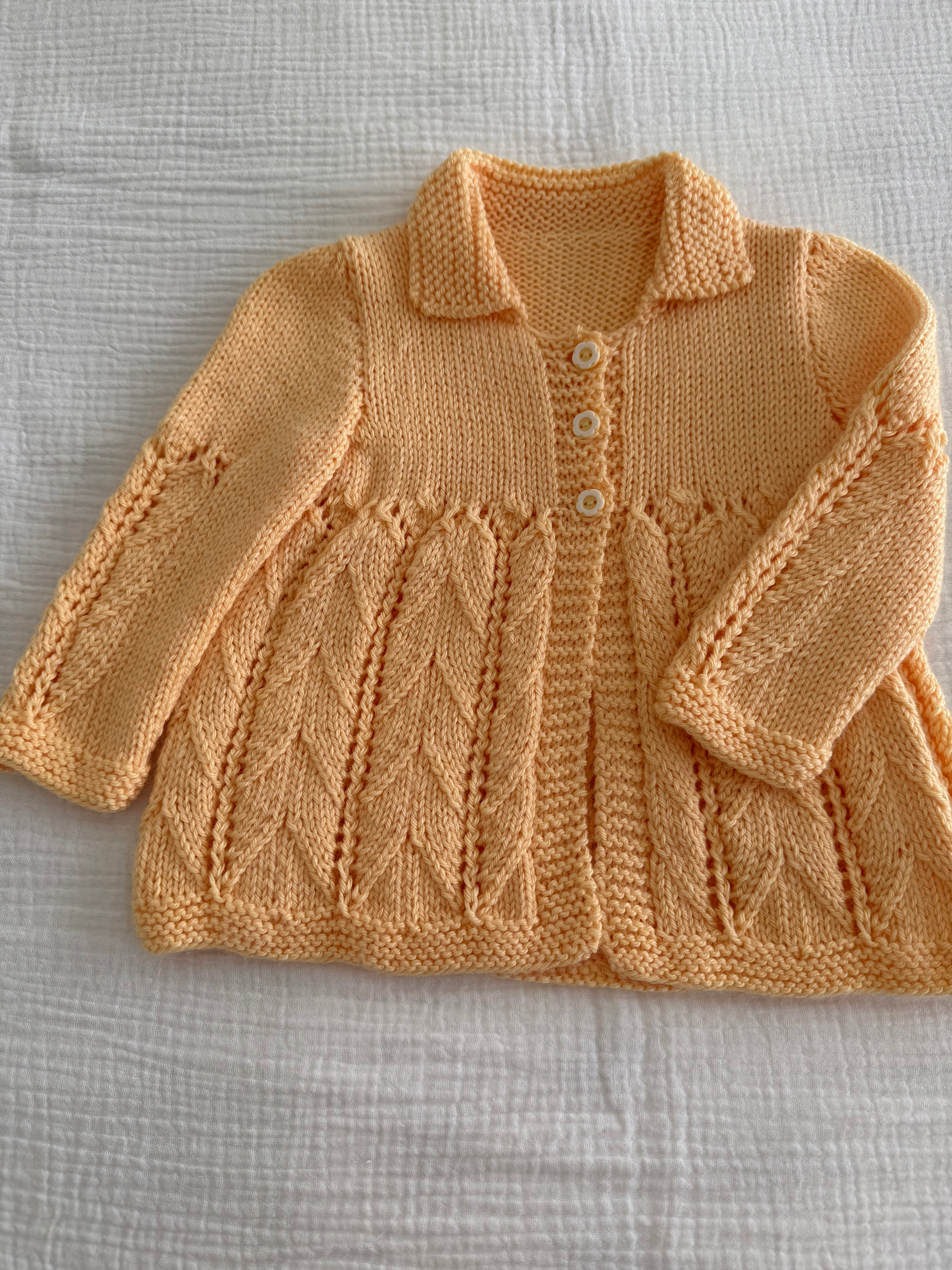 Yellow Cardigan, 6-9months