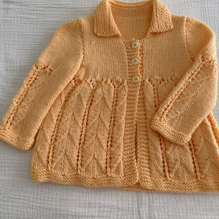 Yellow Cardigan, 6-9months