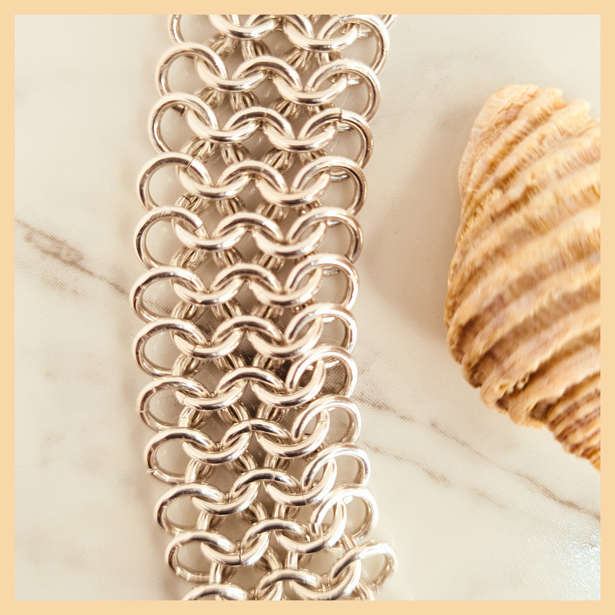 Chainmaille European 4 in 1 Weave Bracelet