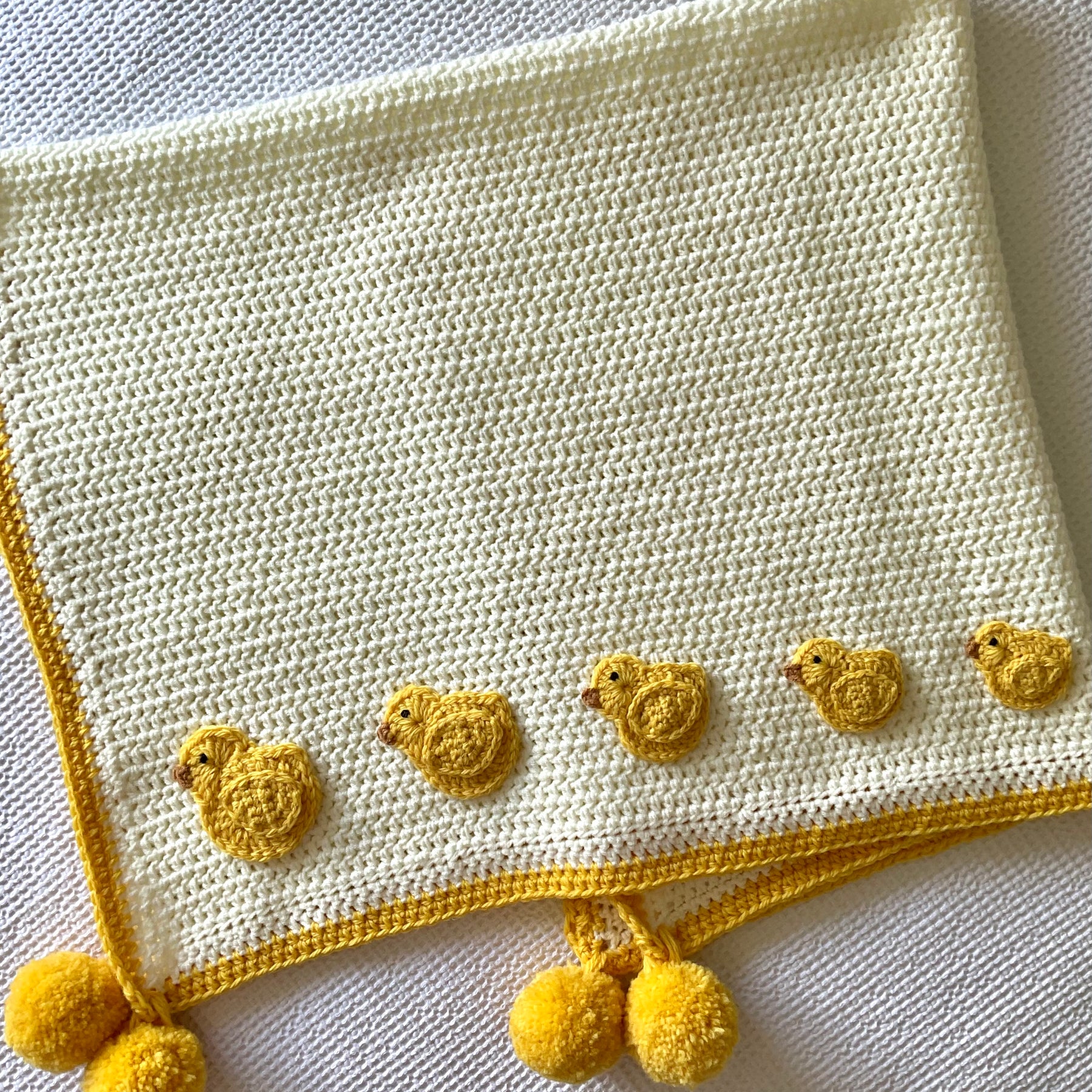 Just 5 Little Ducks Baby Blanket