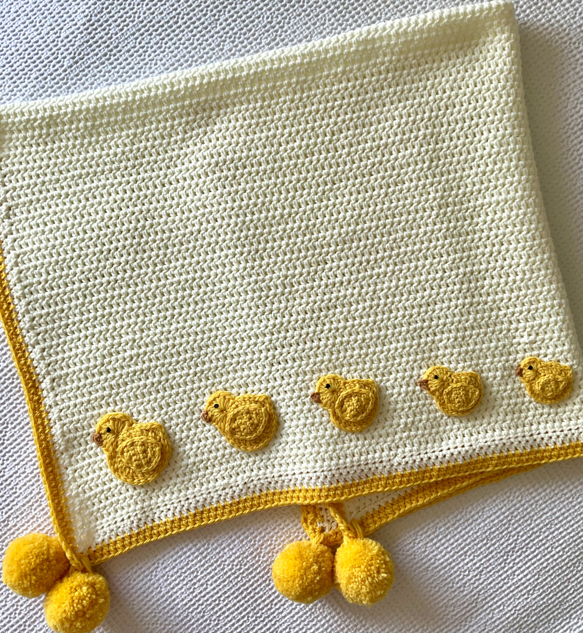 Just 5 Little Ducks Baby Blanket