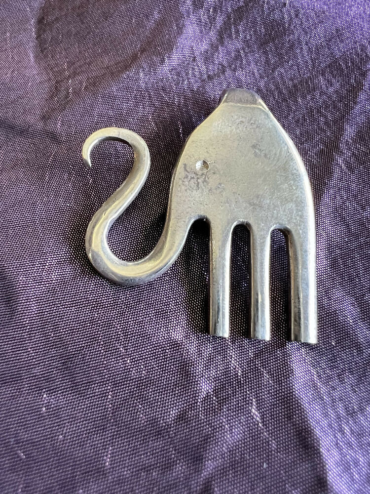 Silver plated Elephant pendant