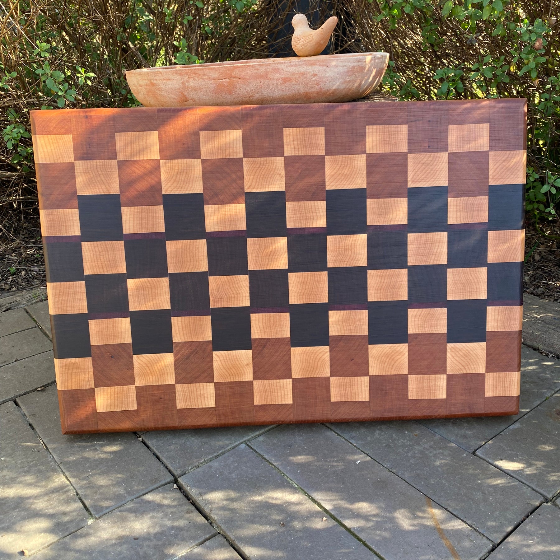 Chopping Board - "The Tri Timber Grid"