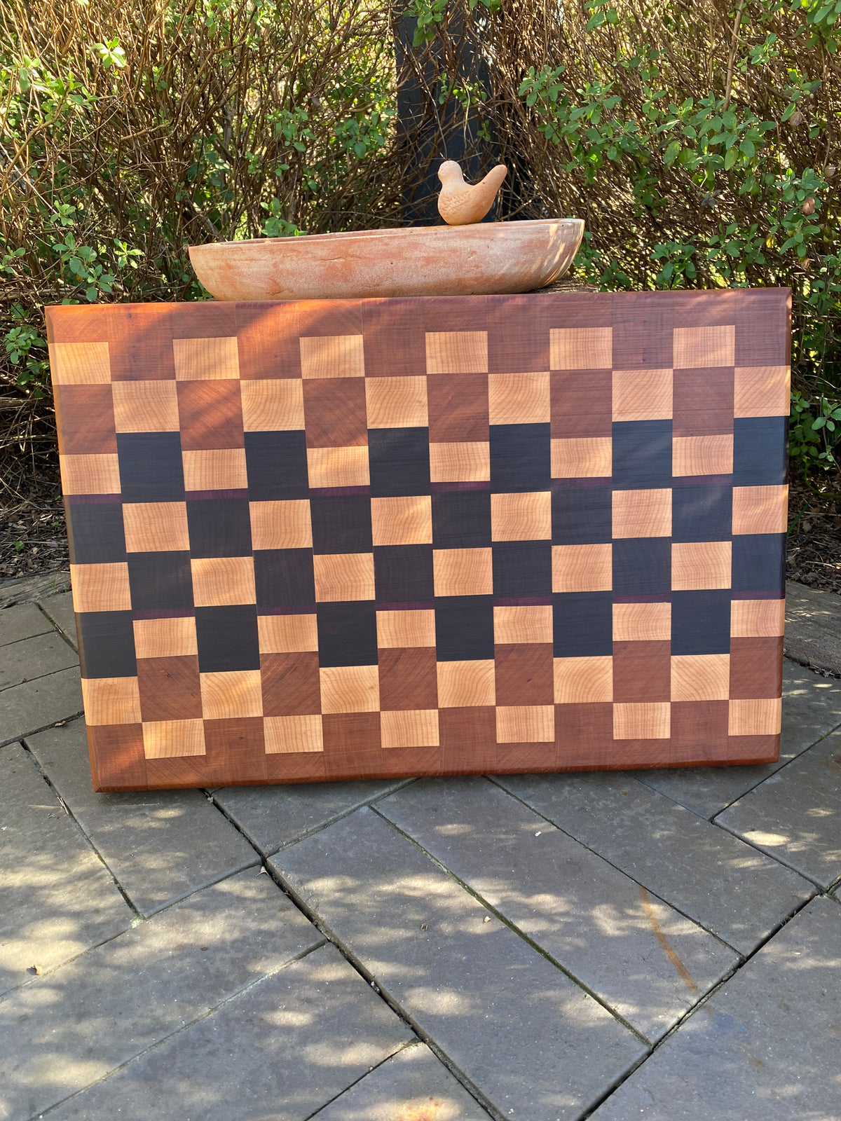 Chopping Board - "The Tri Timber Grid"
