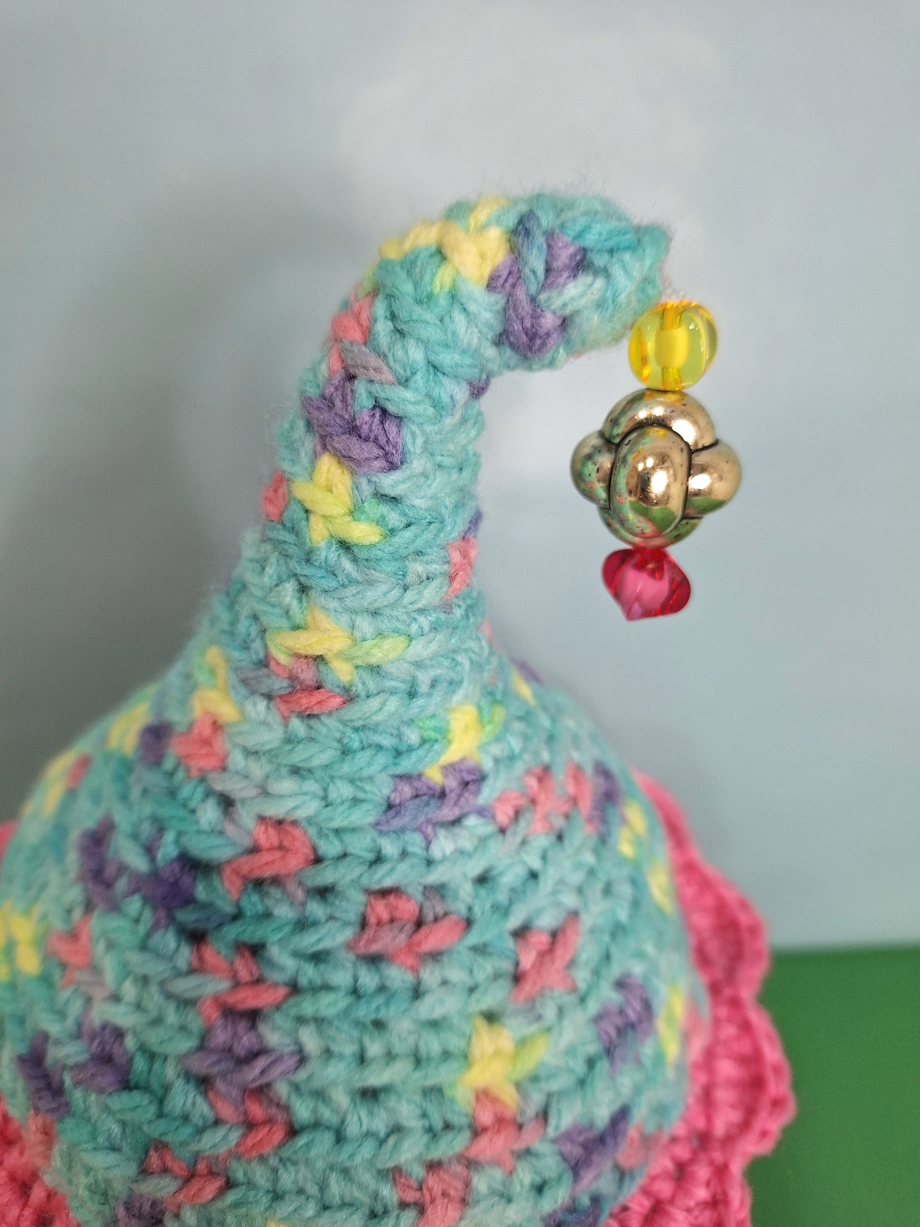 Enchanted Crochet Fairy House Play Set with Two Fairies