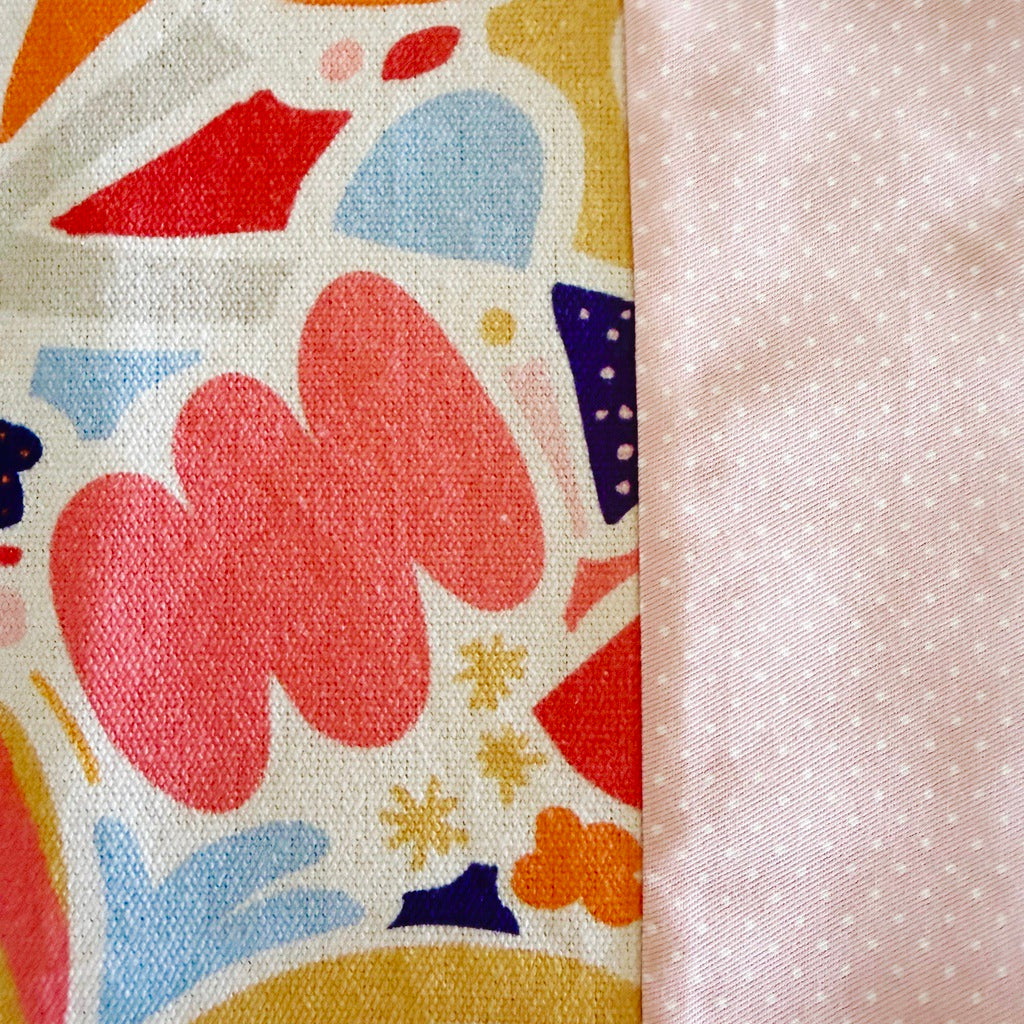 Arty Japanese style cross back kitchen apron. Crafting, gardening, no ties apron.