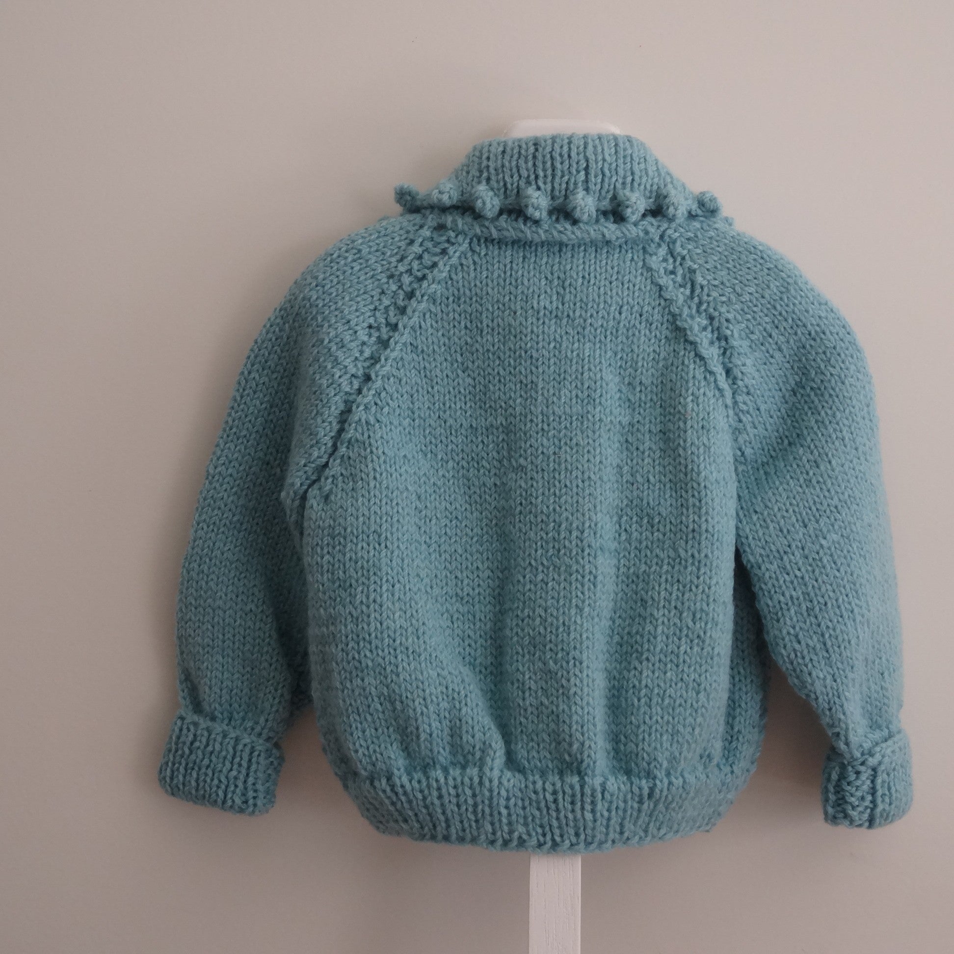 Teal Blue  Baby Jacket   3 to 6 months