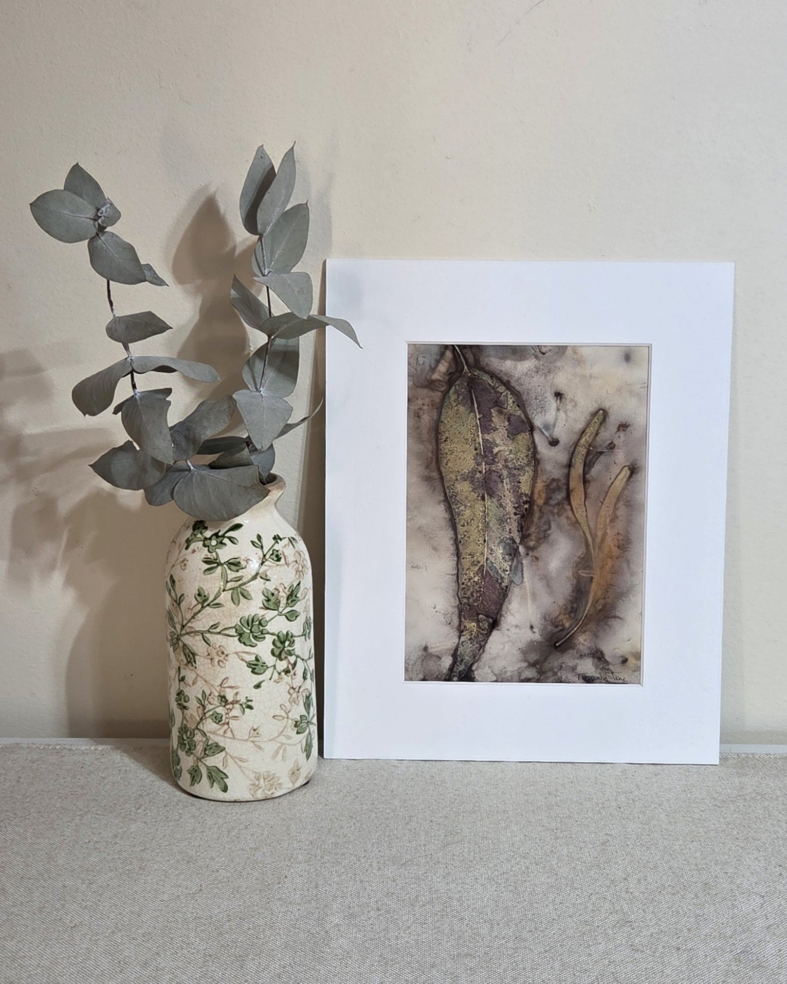 Whispering Gum ~ Original Artwork – Botanical Print & Watercolour
