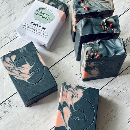 Black Rose Natural Handcrafted Soap Bar