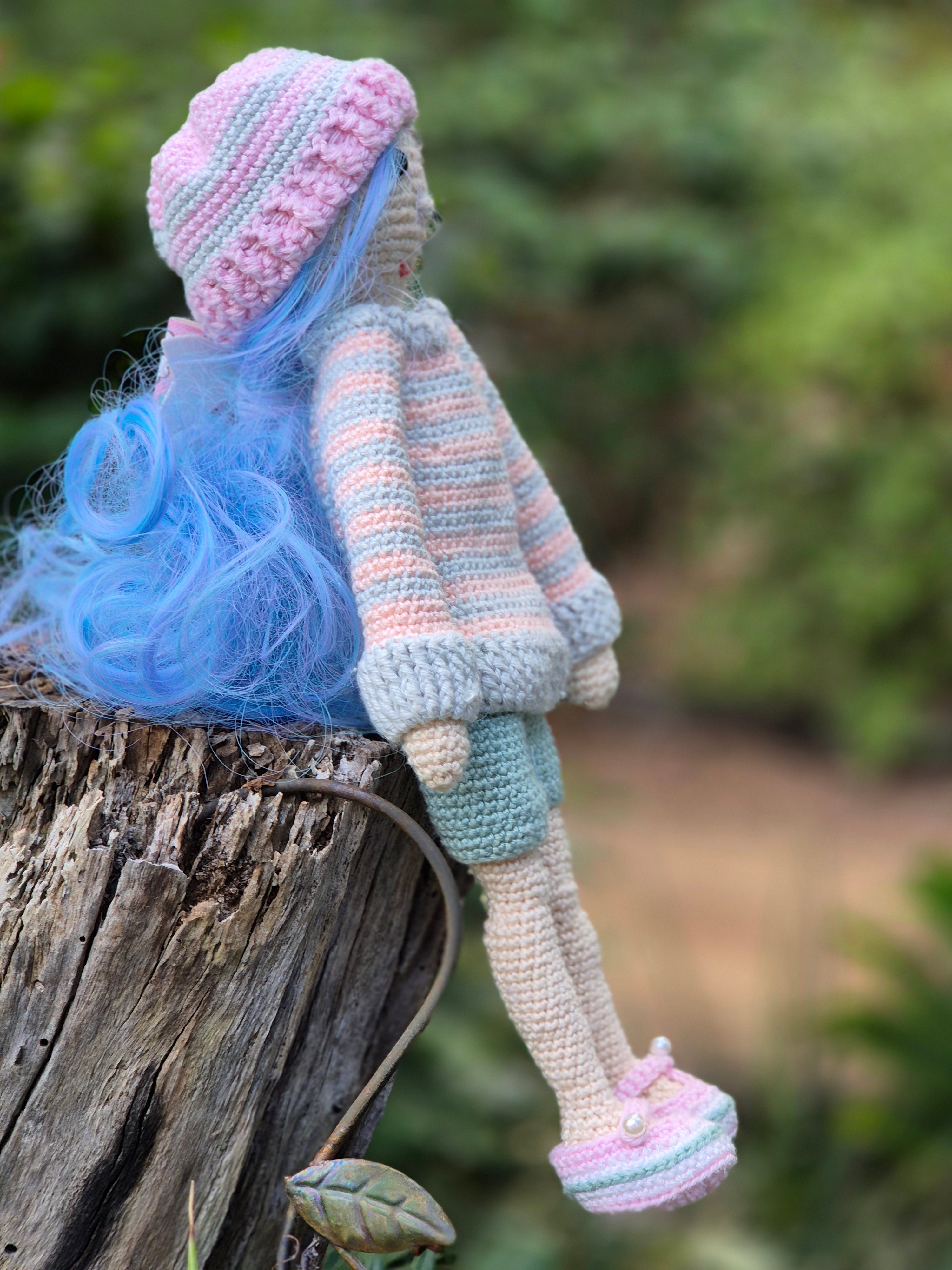 Crochet Handmade Teenage Doll Maddie