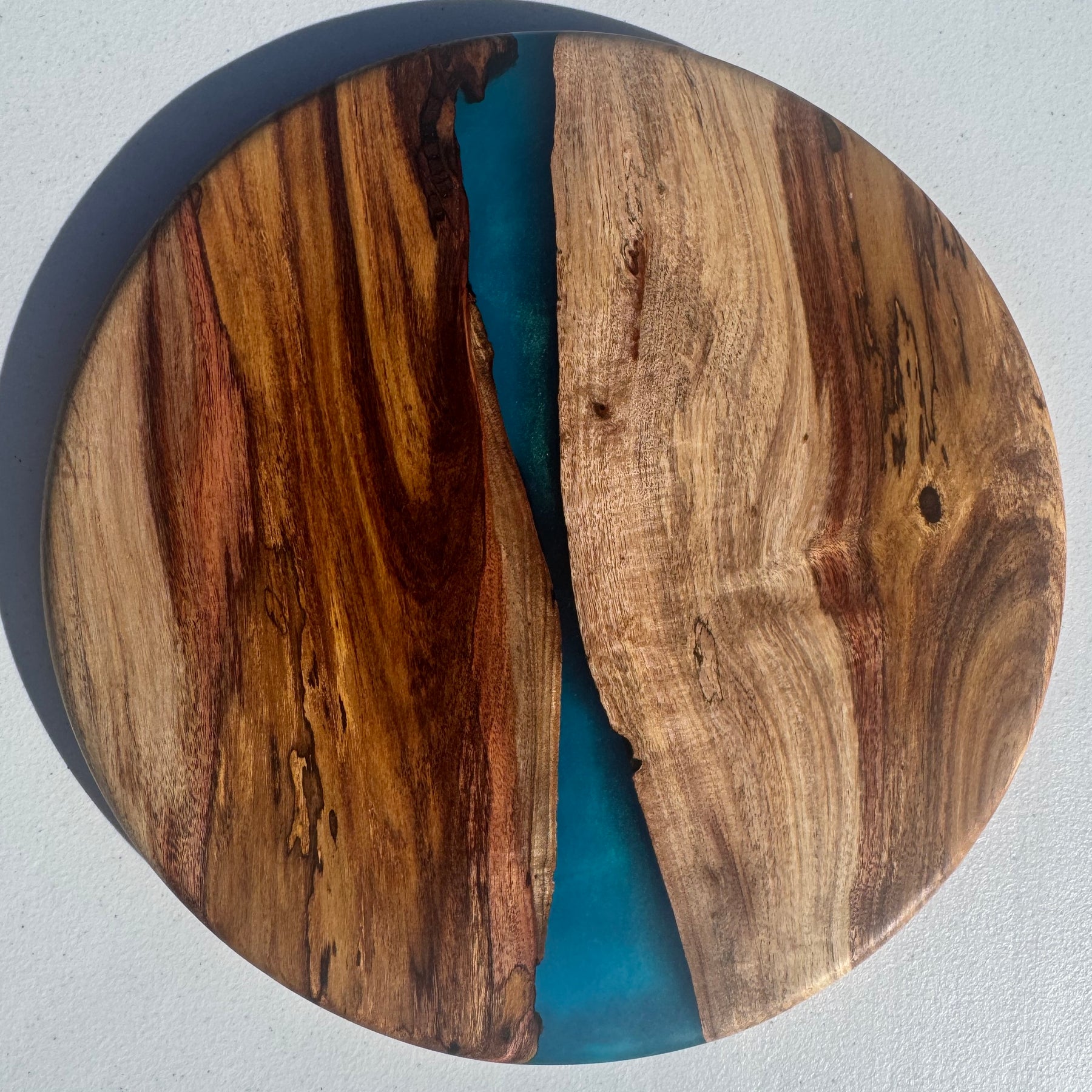 Round Acacia Serving Board or Lazy Susan