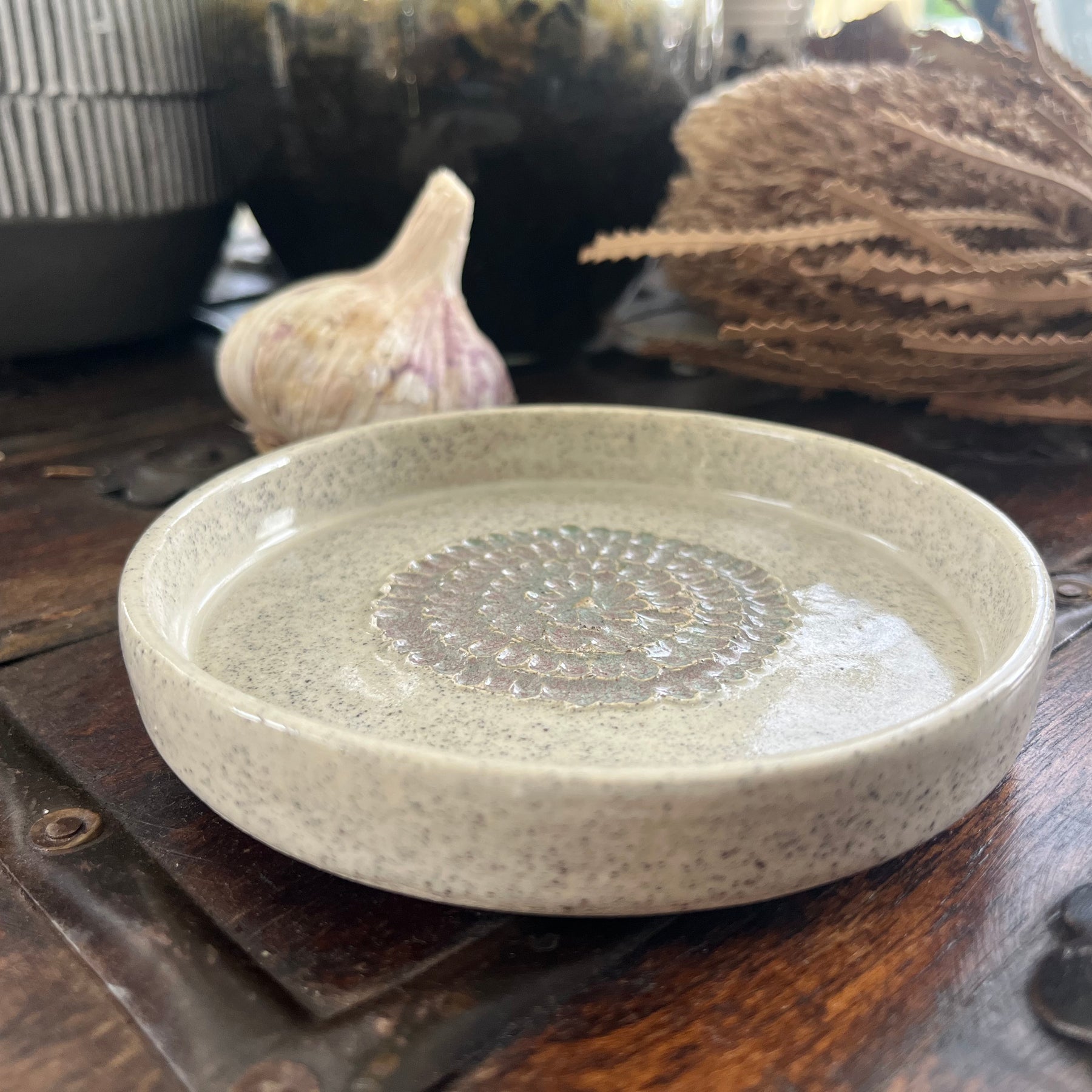 Ceramic Grater with Brush