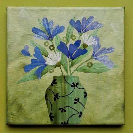 ORIGINAL ARTWORK - Spring Joy - 20cm x 20cm