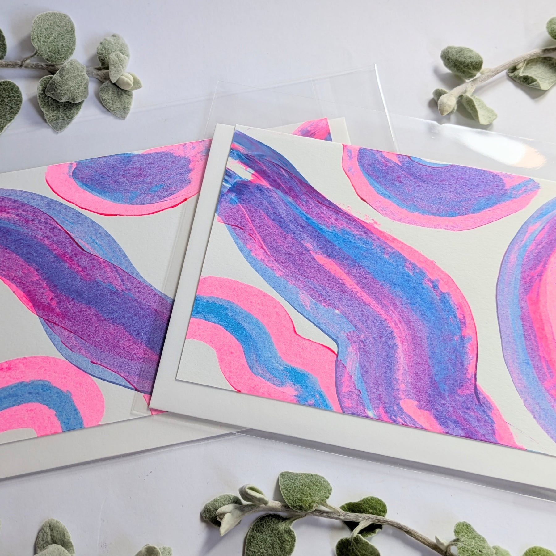 Hand Printed Greeting Cards