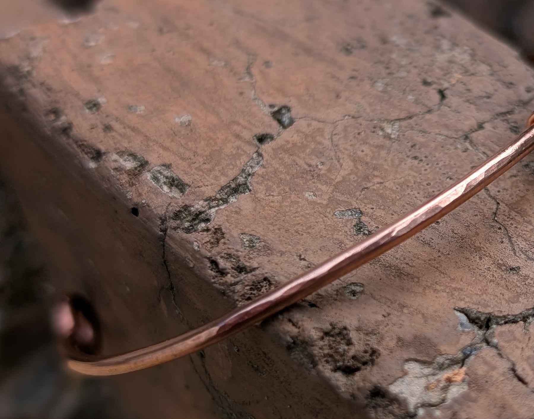 Simple Copper Cuff (Without Gemstone)