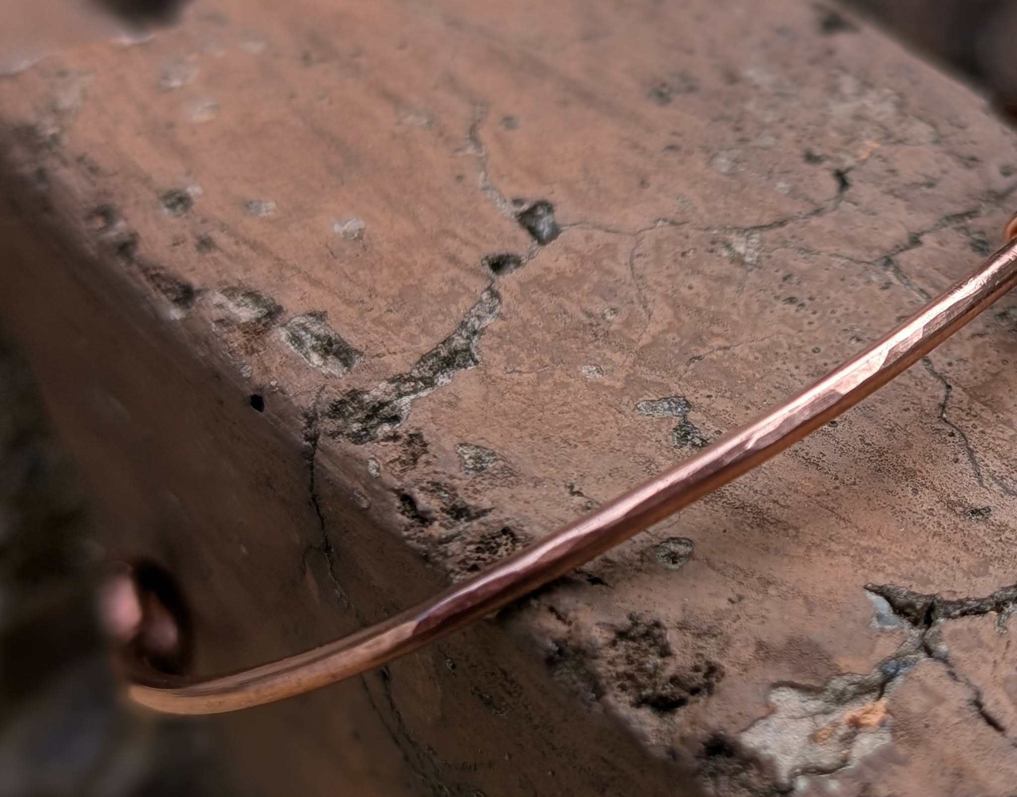 Simple Copper Cuff (Without Gemstone)