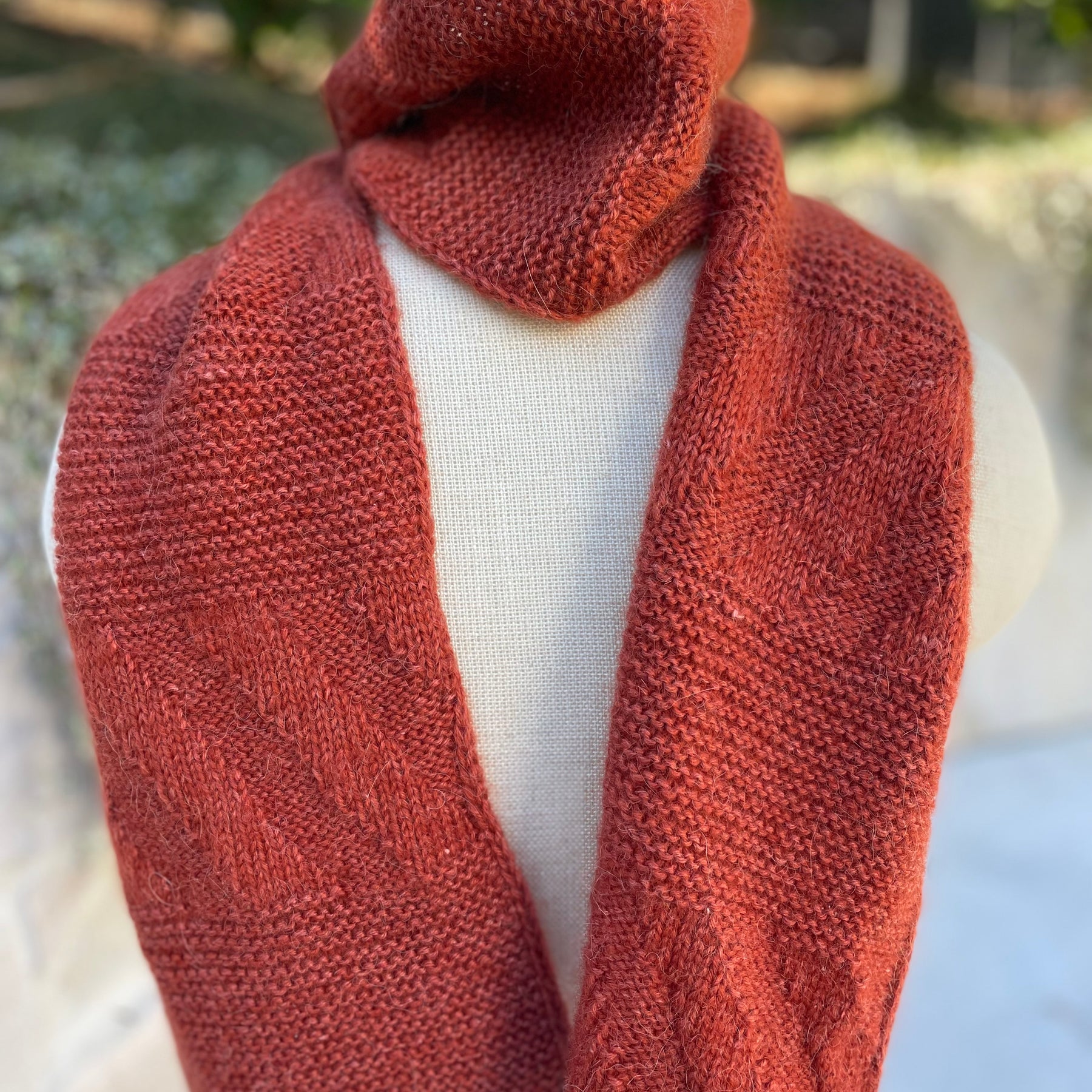 Men’s Alpaca Textured Scarf Super Soft & Warm