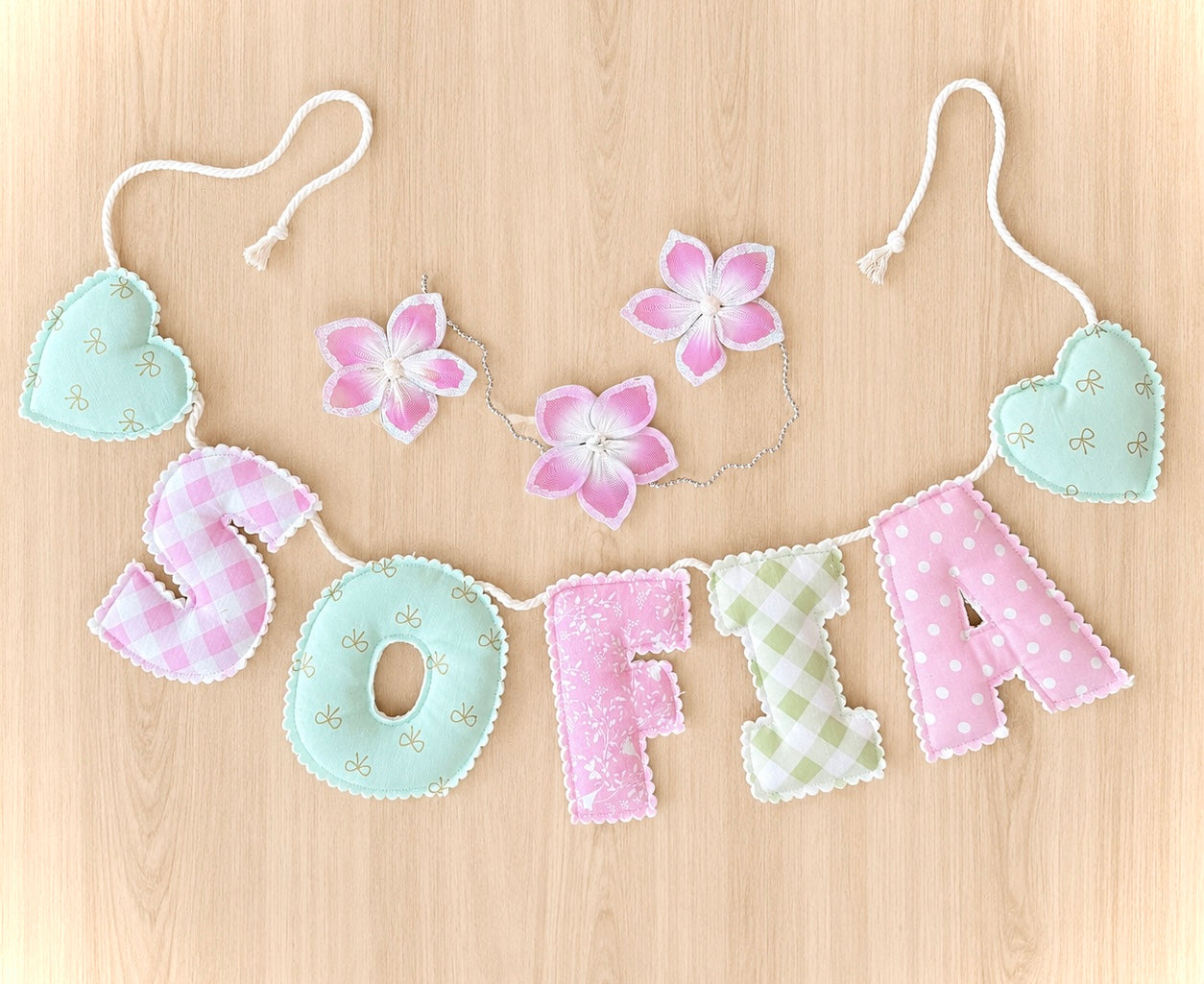 Personalised Handmade Bunting – Custom Name Banner