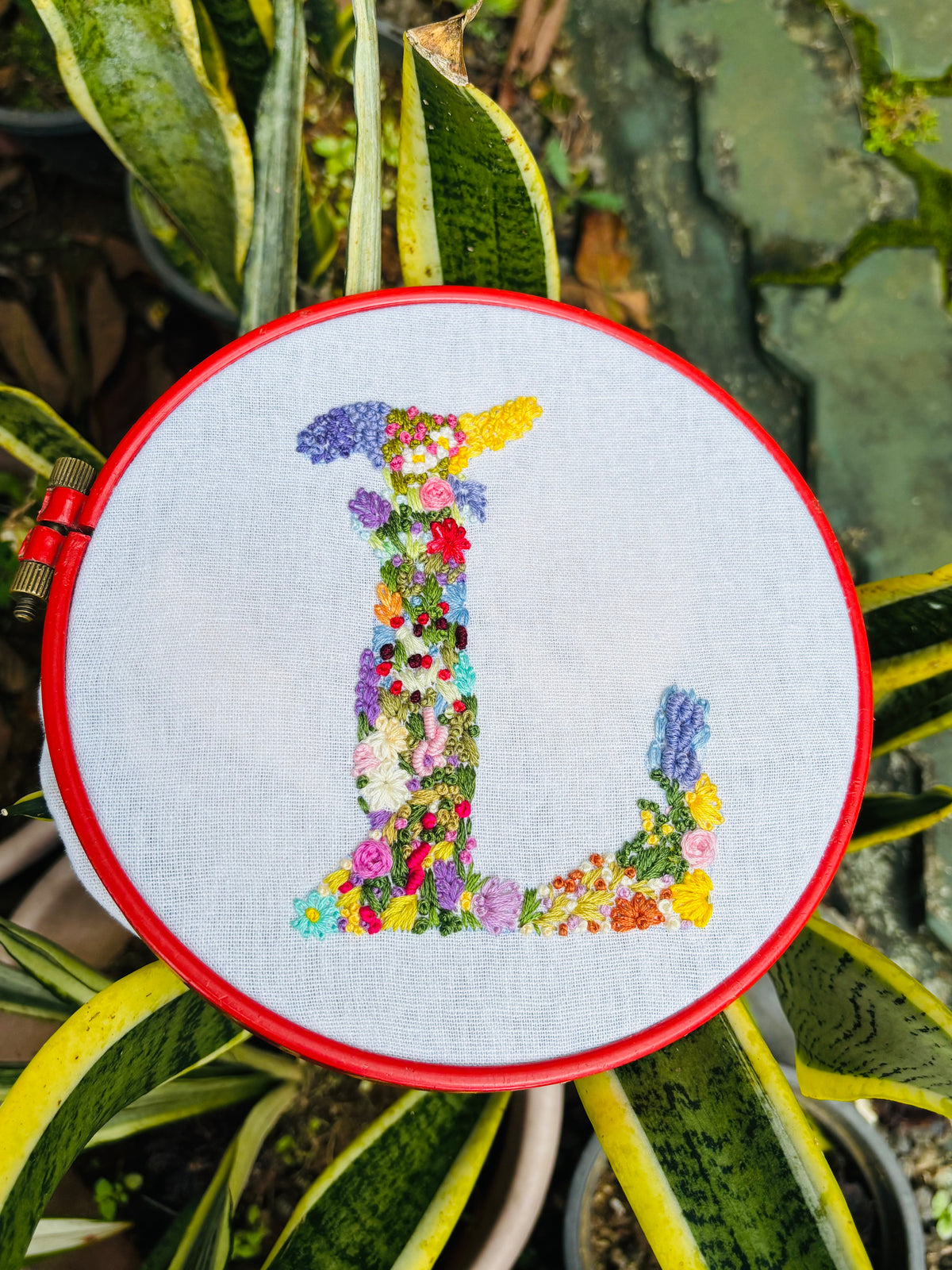 Hand Embroidered Tote Bag