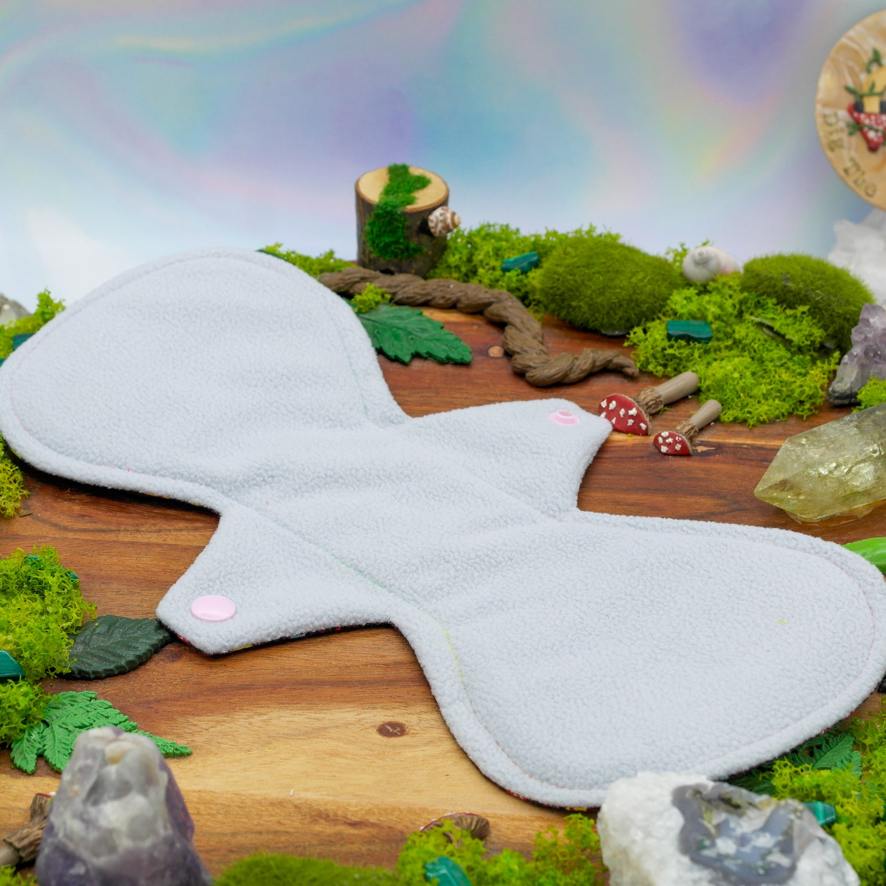 Menstrual reusable 12" Heavy cloth pad (Flexuous) - soft retro