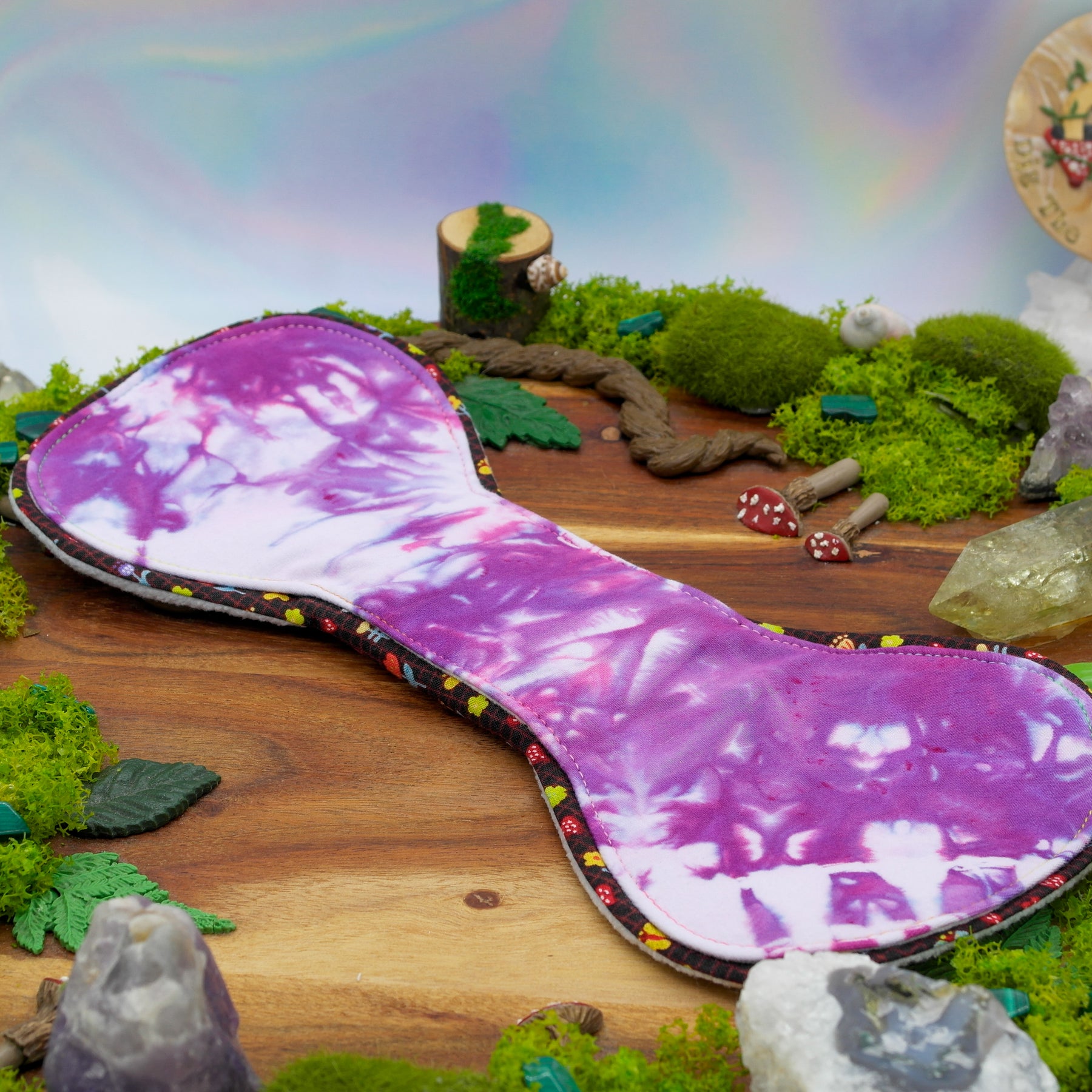 Menstrual reusable 12" Heavy cloth pad (Flexuous) - soft retro