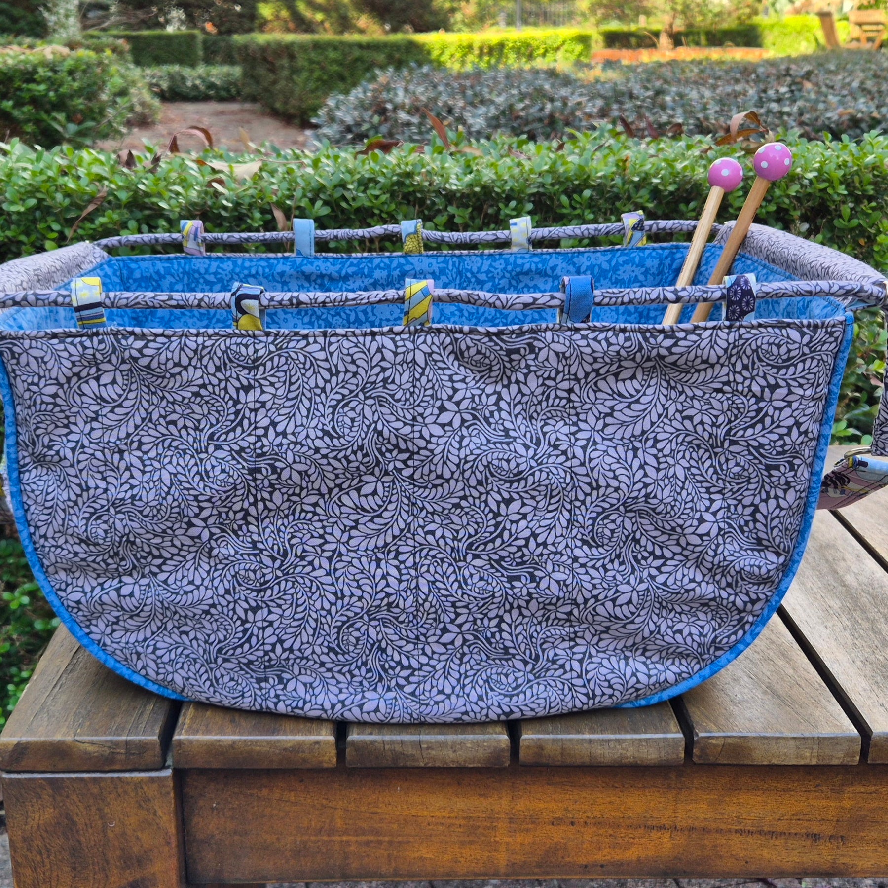 Large Knitting Project Bag – Convertible Tote