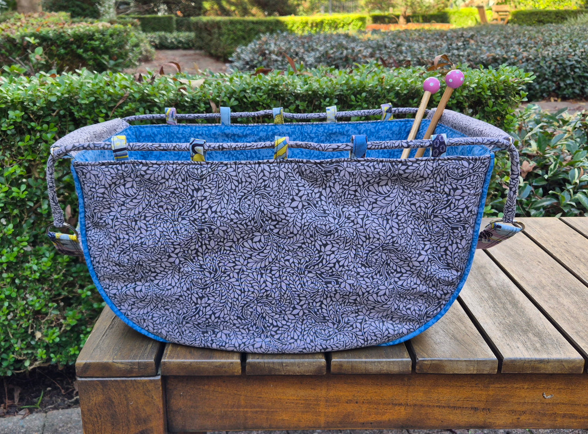Large Knitting Project Bag – Convertible Tote