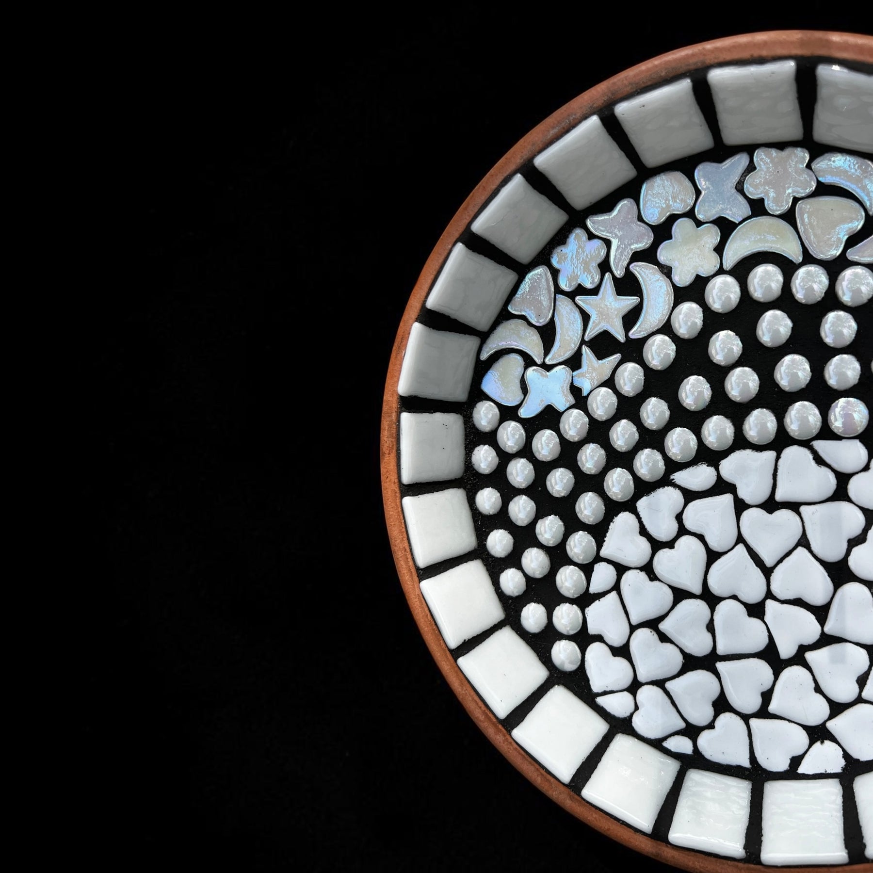 Mosaic Bee Bath.