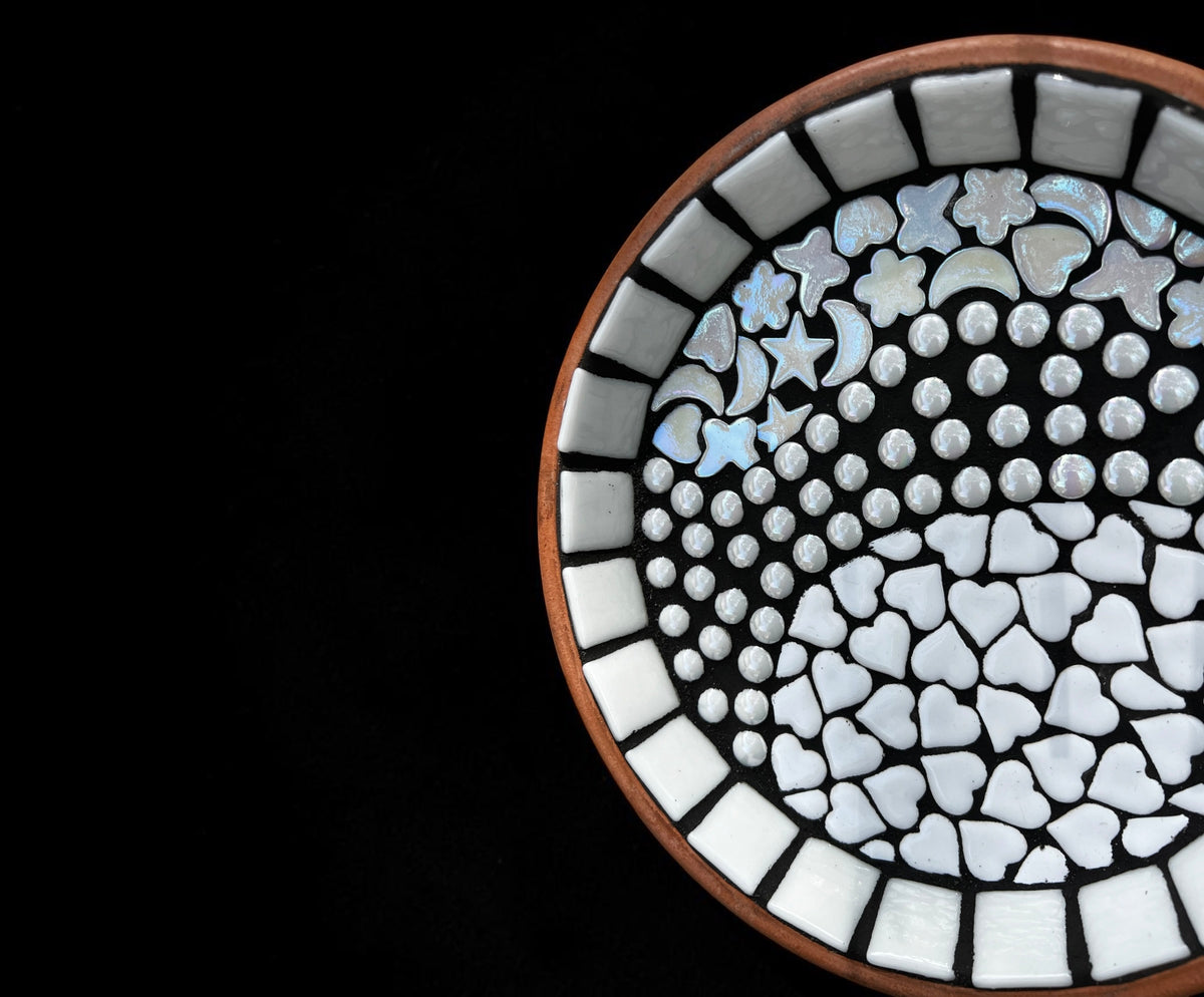 Mosaic Bee Bath.
