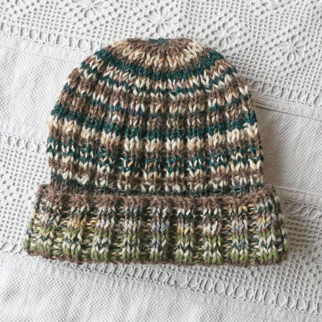 Beanies:  skull cap or traditional, wool, adult, hand knitted.