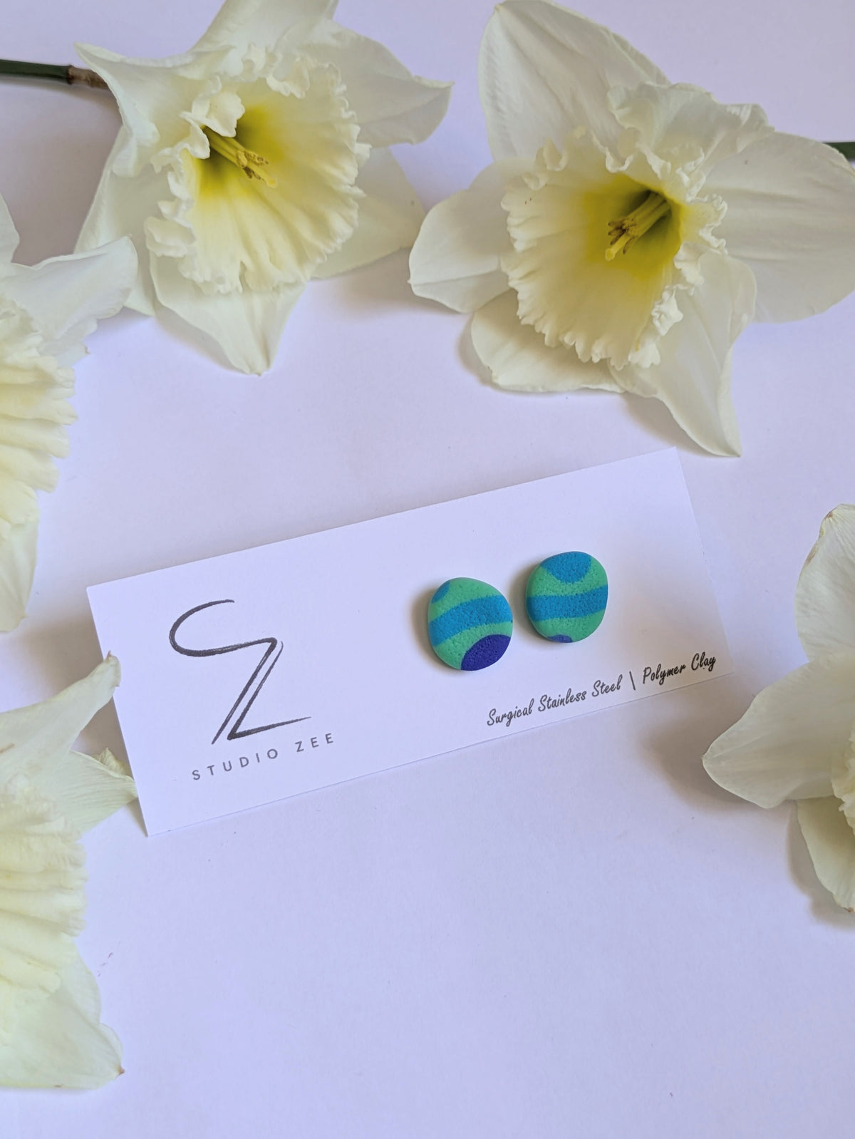 Colourful Stud Earrings