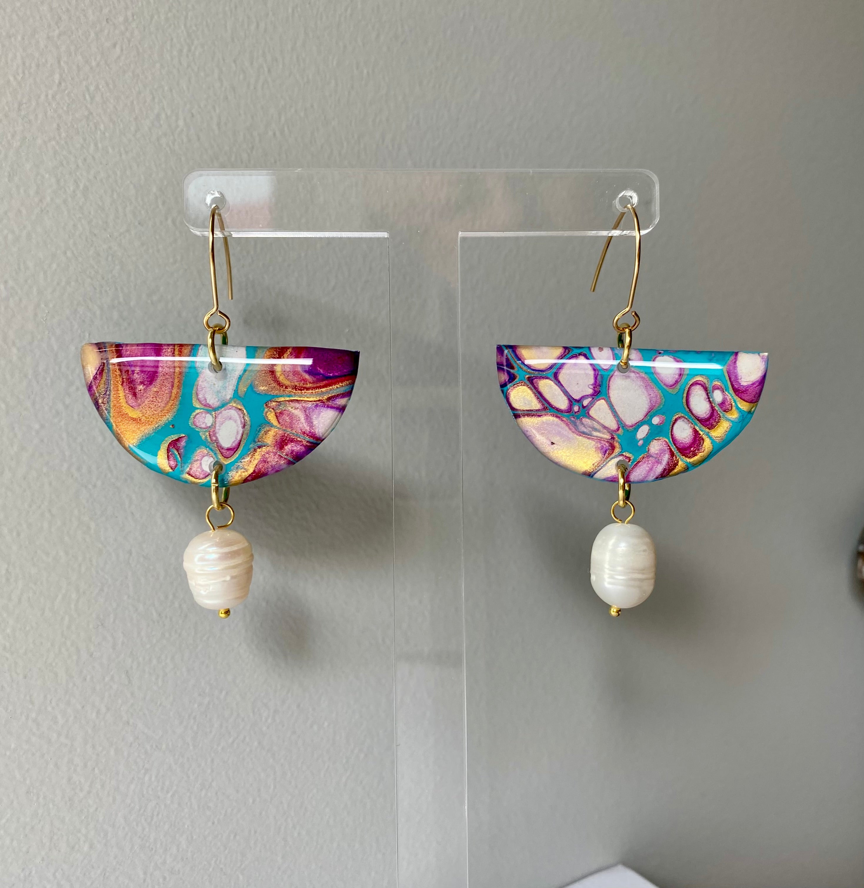 Artisan Unique Colourful Lightweight Earrings