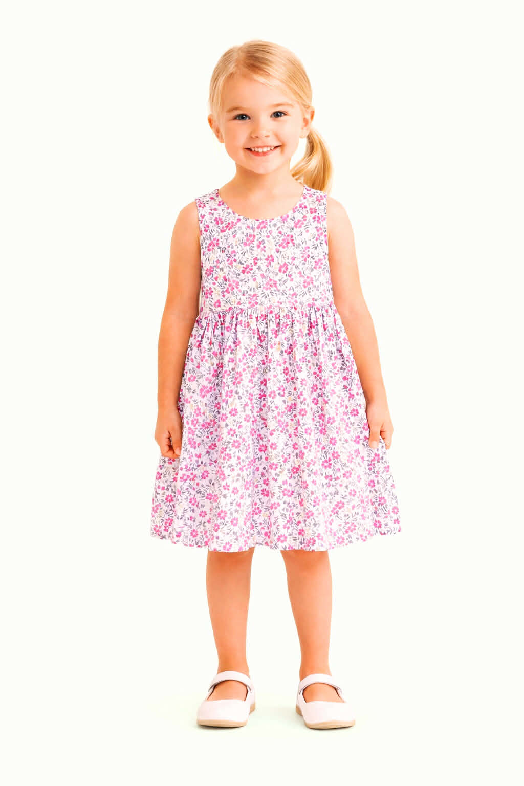 Floral Summer Dress - Sizes 3 & 4