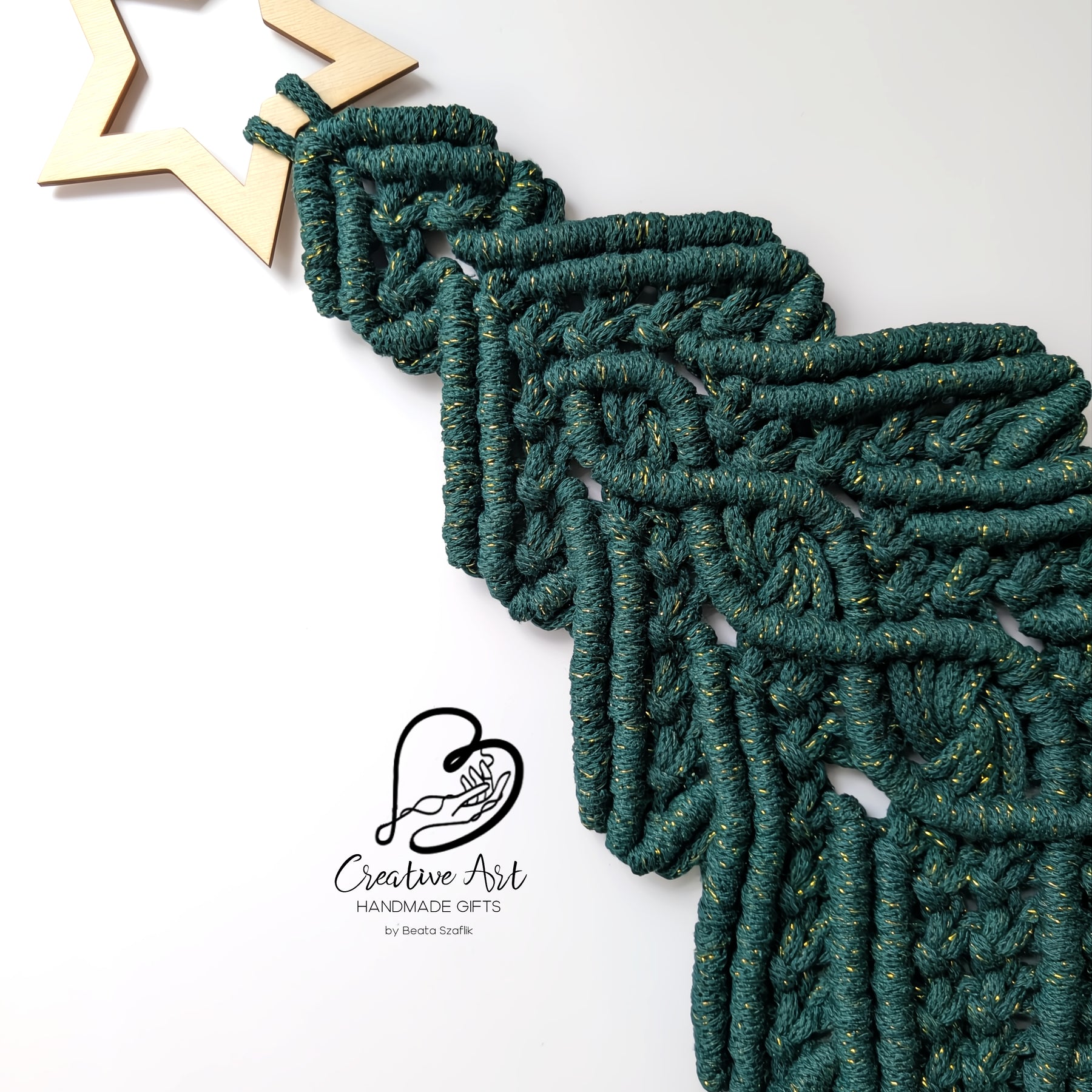 Macrame Christmas Tree wall hanging